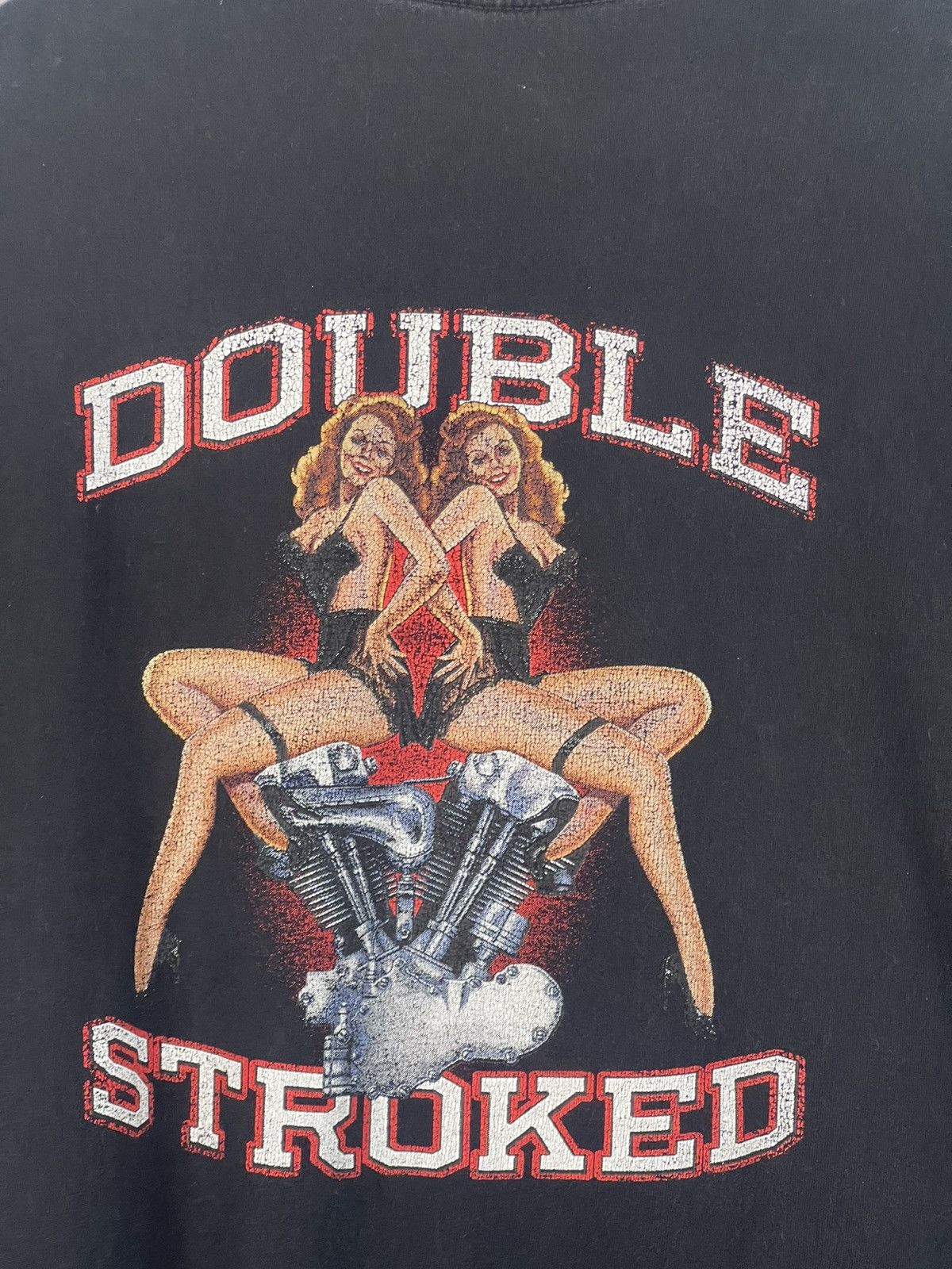 Vintage Vintage Double Stroked T-Shirt Size US L / EU 52-54 / 3 - 10 Thumbnail