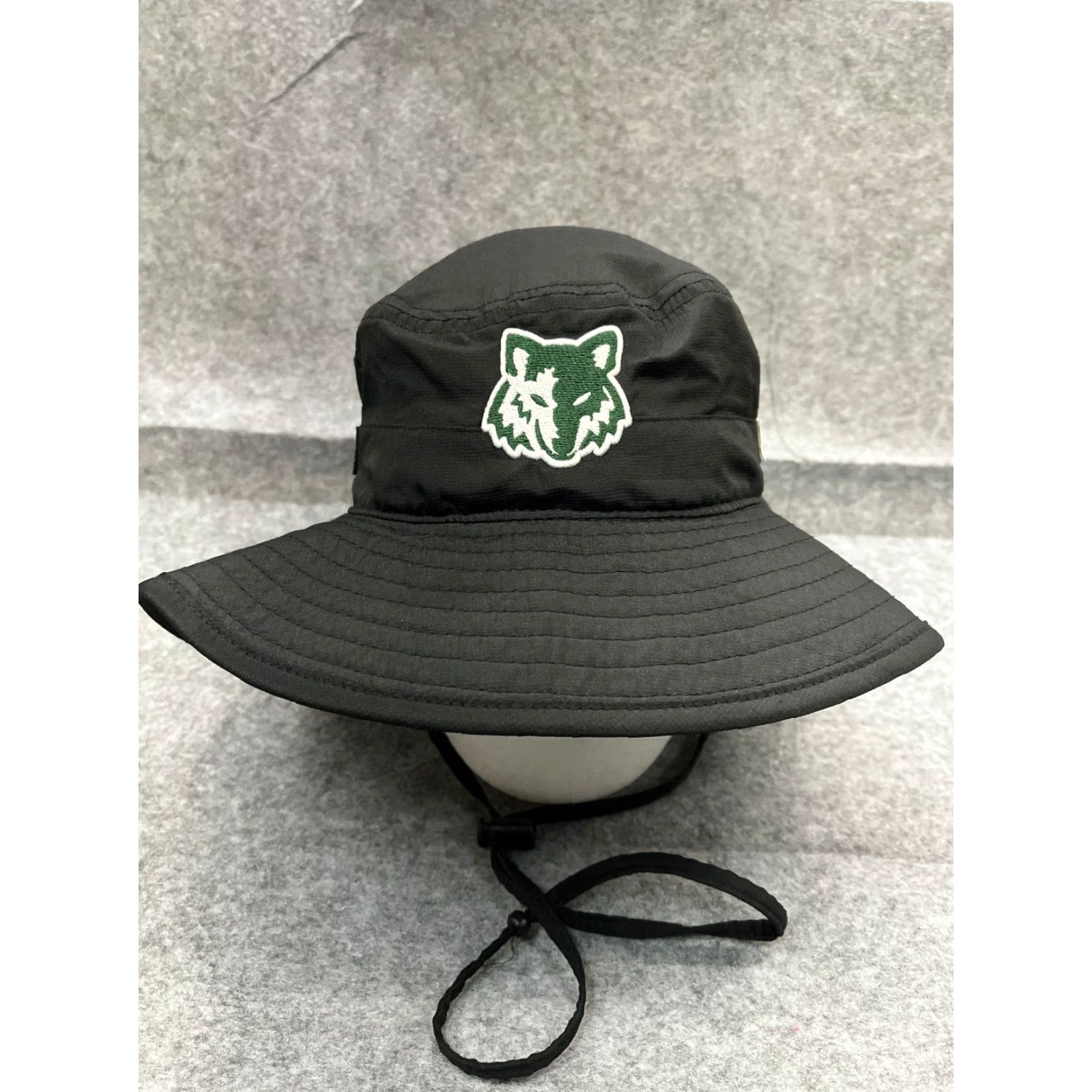 Vintage The Game Green Canyon Wolves The Game Sun Bucket Hat Adult One Size Black 100% Polyester Size ONE SIZE - 2 Thumbnail