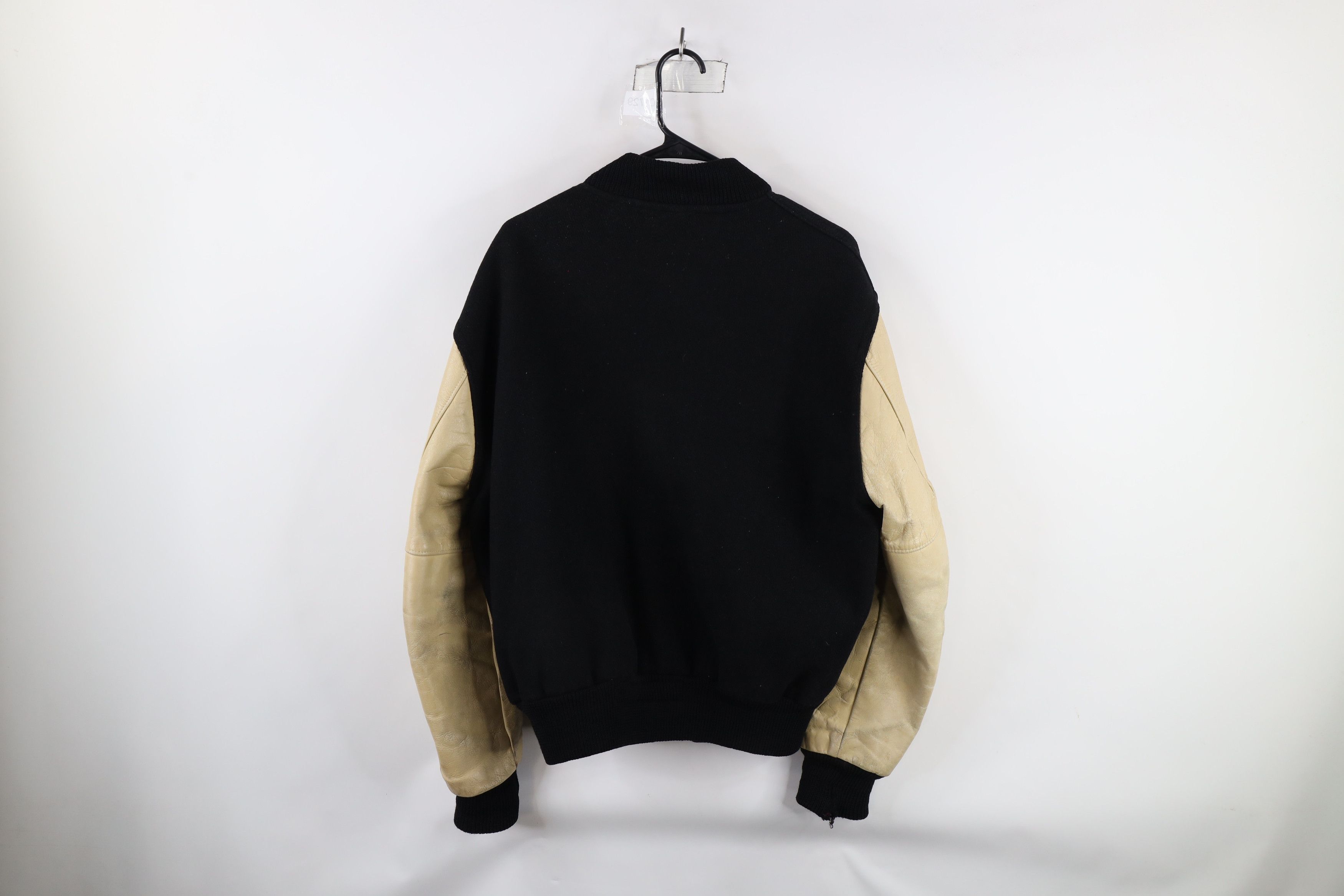 Vintage Vintage 60s 70s Streetwear Leather Varsity Letterman Jacket Size US XL / EU 56 / 4 - 18 Thumbnail