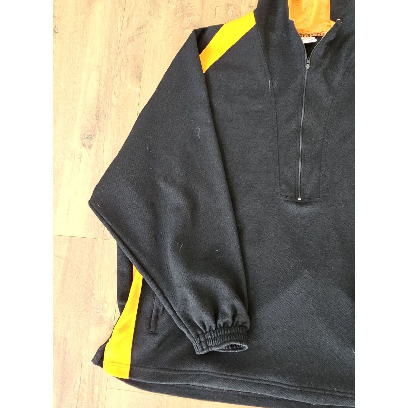 Nike Vtg Nike Basketball Hoops 1990s Warmup Hooded Shooting Shirt Mens XL Black Long Sleeve Vintage Nike Shirt Mens XL Hooded Basketball Growth? Size US XL / EU 56 / 4 - 3 Thumbnail