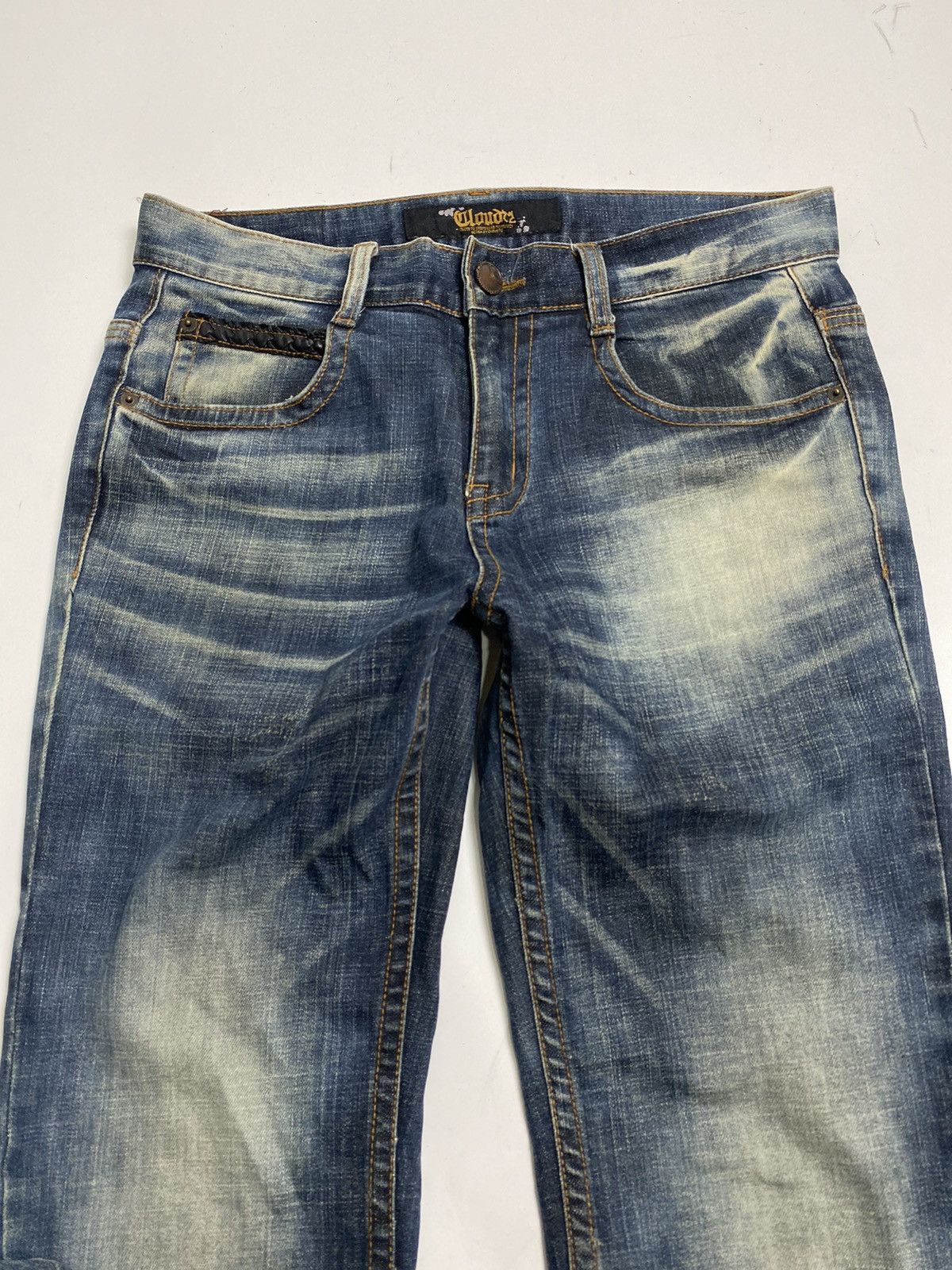 Japanese Brand Lace up flare clouds72 jeans ifsixwasnine lgb style Size US 32 / EU 48 - 8 Thumbnail