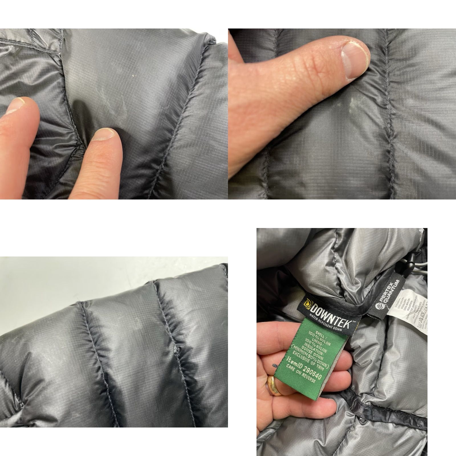 Vintage **LL Bean Women Ultra Light Down Jacket XL Petite Black** User: **LL Bean Women's Ultra Light Down Jacket XL Petite Black** Size XL / US 12-14 / IT 48-50 - 8 Thumbnail