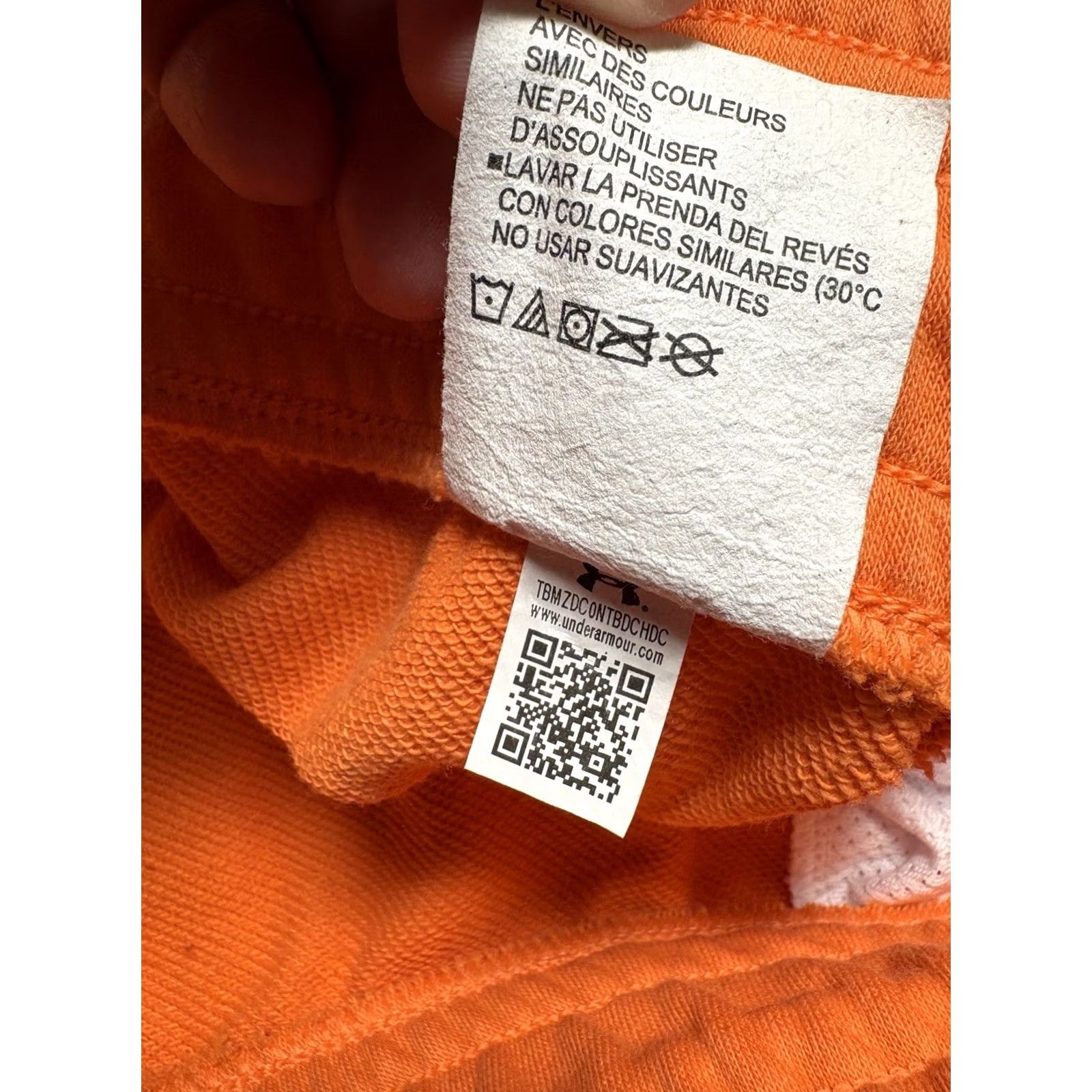 Under Armour Under Armour Shorts Mens 4XL Orange Soft Fleece Line 10” Inseam Casual Gym Size US 39 - 7 Thumbnail