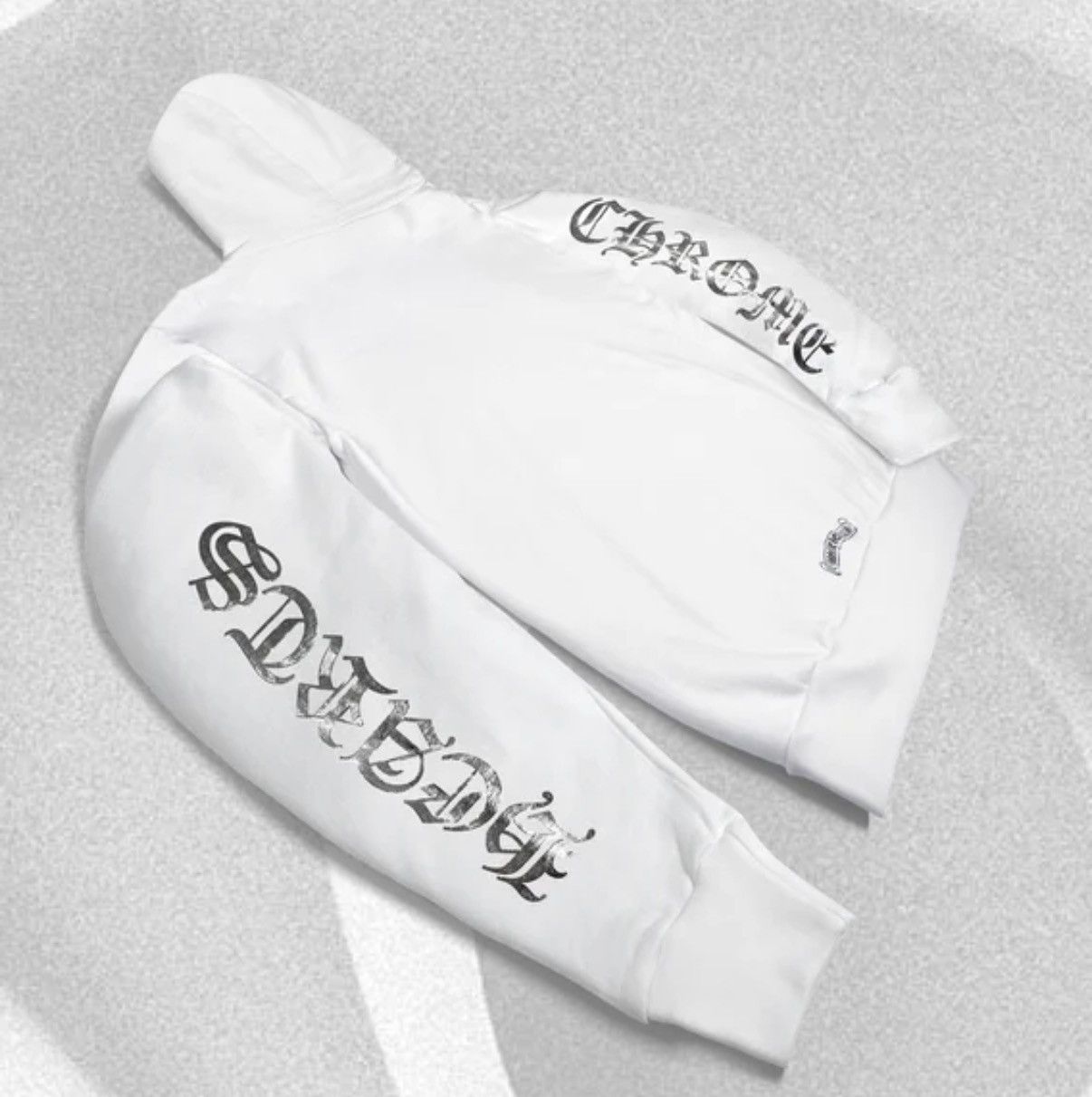 Chrome Hearts SMALL CHROME HEARTS WHITE FOIL PRINT HOODIE RARE ✅❤️ NEW 2026 Size US S / EU 44-46 / 1 - 6 Thumbnail