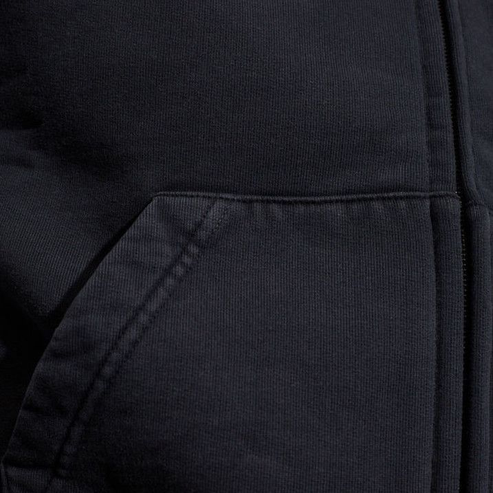 Balenciaga o1w1db10625 Zip-Up Hoodie Fitted in Black Size US M / EU 48-50 / 2 - 5 Thumbnail