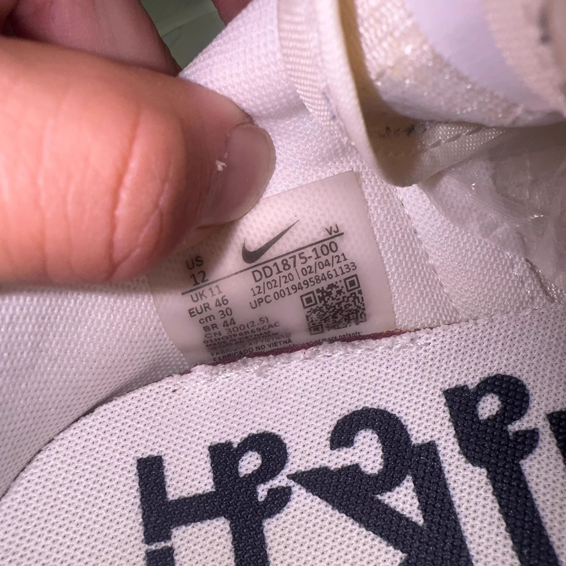 Nike Sacai x Nike VaporWaffle White/Gum 46 Worn Size US 13 / EU 46 - 7 Thumbnail