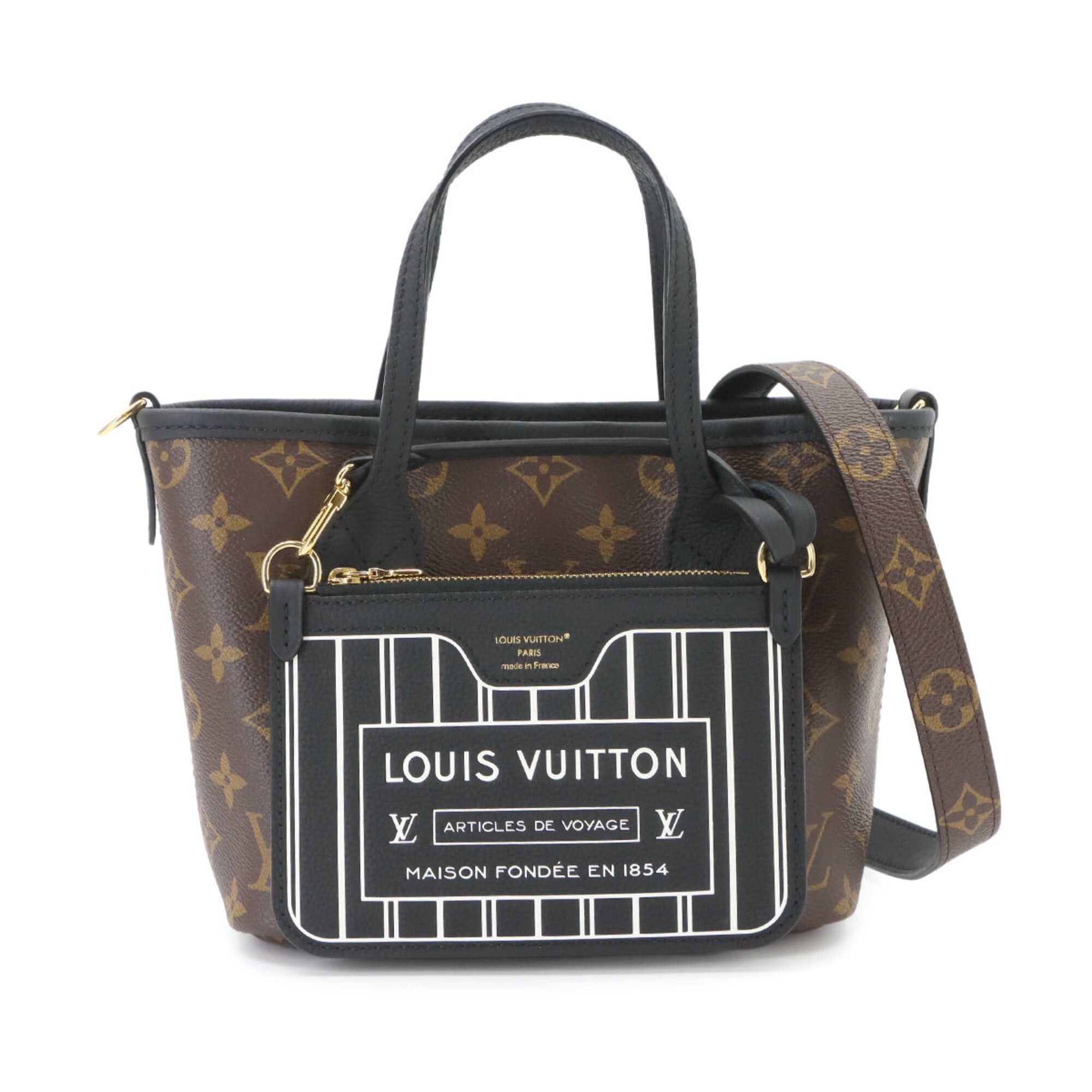 Louis Vuitton Louis Vuitton Neverfull Inside Out BB Monogram 2-way Hand/Shoulder Handbag Noir M28347 RFID Size ONE SIZE - 1 Thumbnail