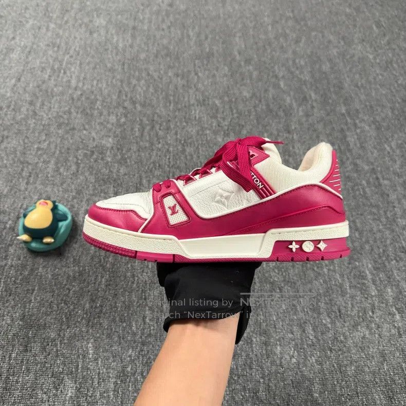 Louis Vuitton Louis Vuitton Trainer Rose Casual Shoes Size US 6 / EU 39 - 8 Thumbnail