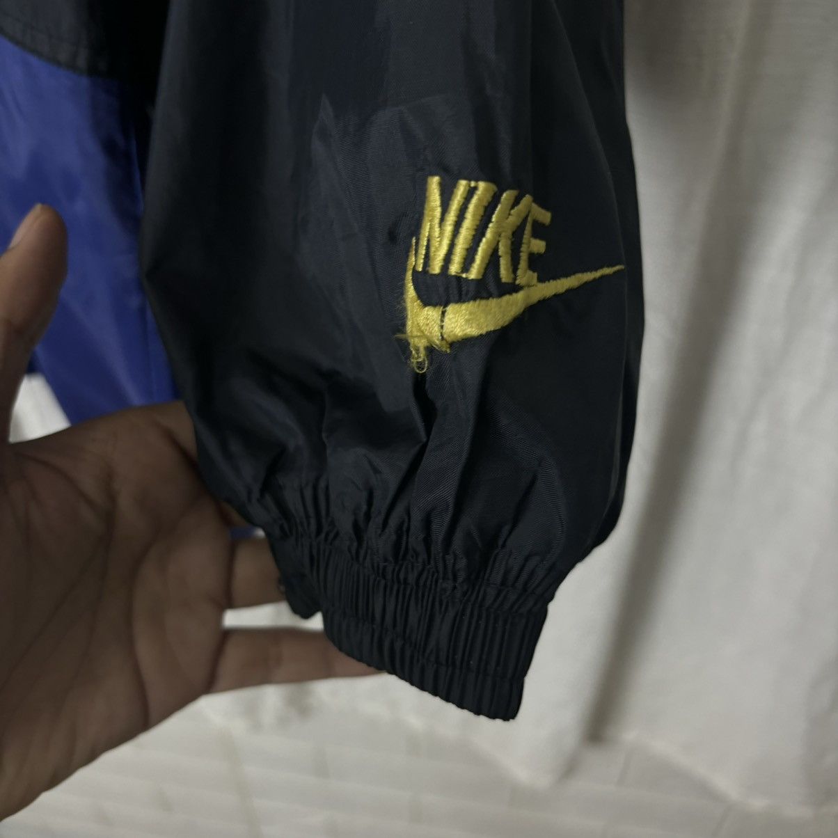 Nike × Vintage VINTAGE NIKE BIG LOGO BOOTLEG JACKET Size US XL / EU 56 / 4 - 3 Thumbnail