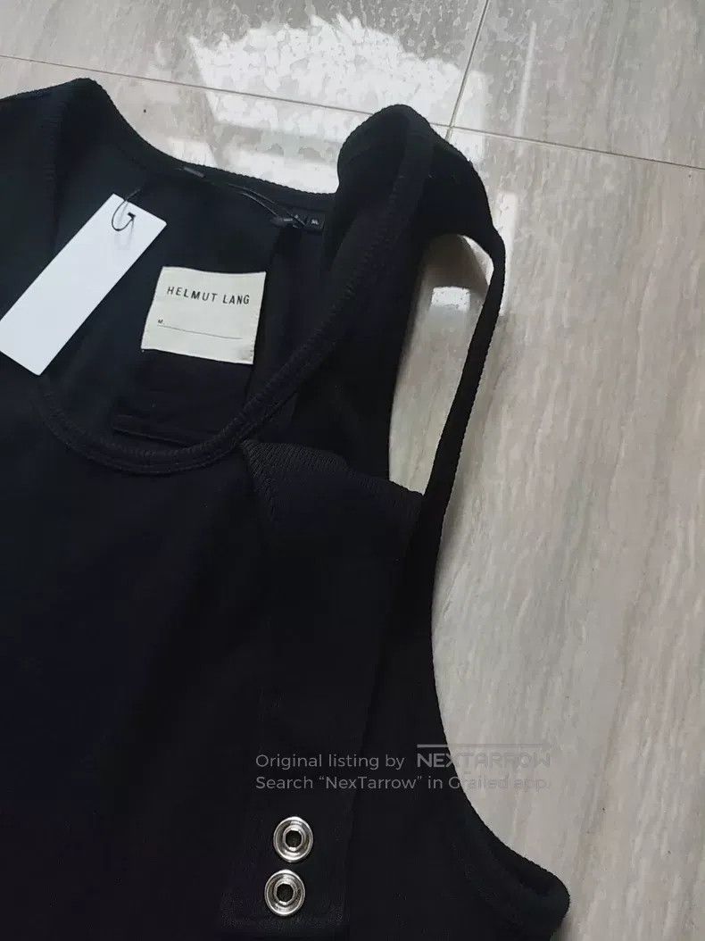 Helmut Lang HELMUT LANG Deconstructed Stretch Tank Top Size US XL / EU 56 / 4 - 4 Thumbnail