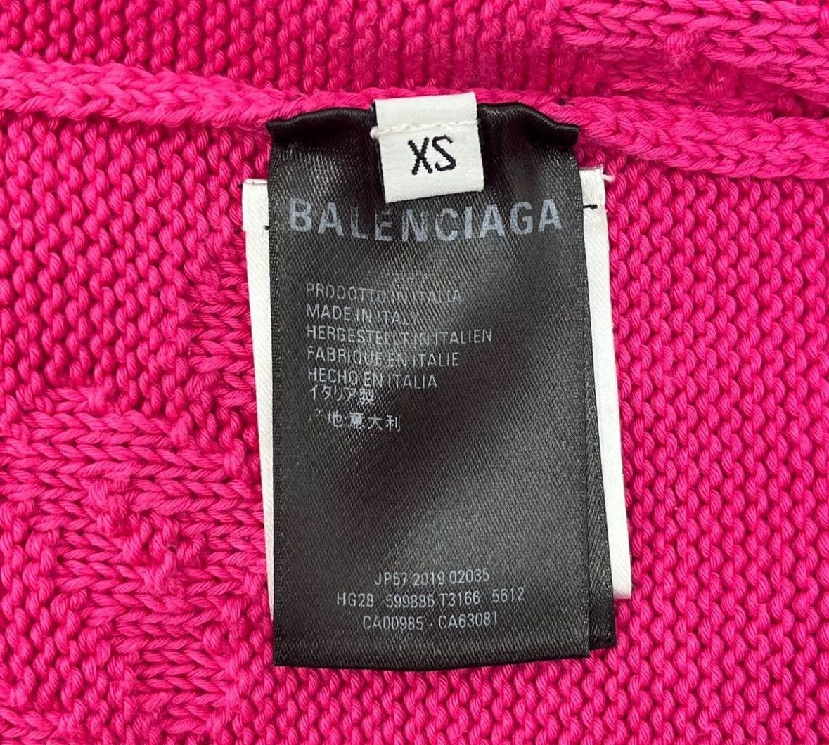 Balenciaga Balenciaga pink 3D knit jacquard full print pattern sweater Size US M / EU 48-50 / 2 - 8 Thumbnail