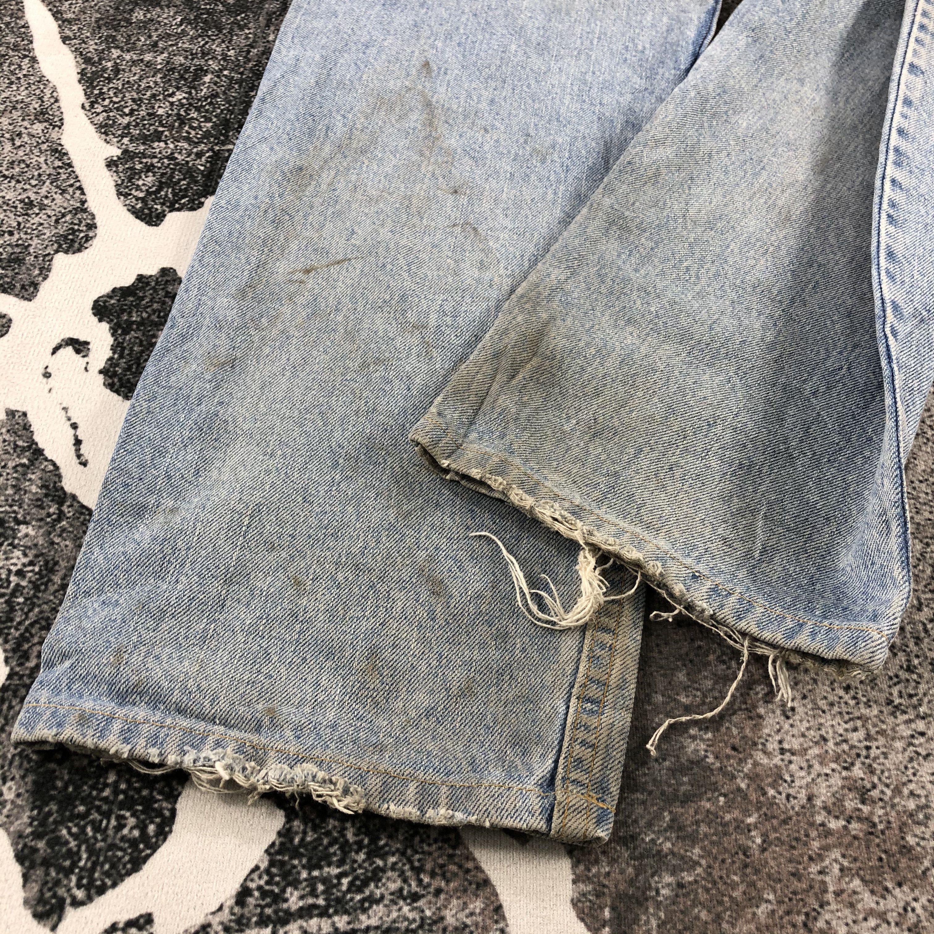 Levi's Vintage 90s Levis 550 Jeans Medium Wash Denim KJ932 Size US 33 - 6 Thumbnail