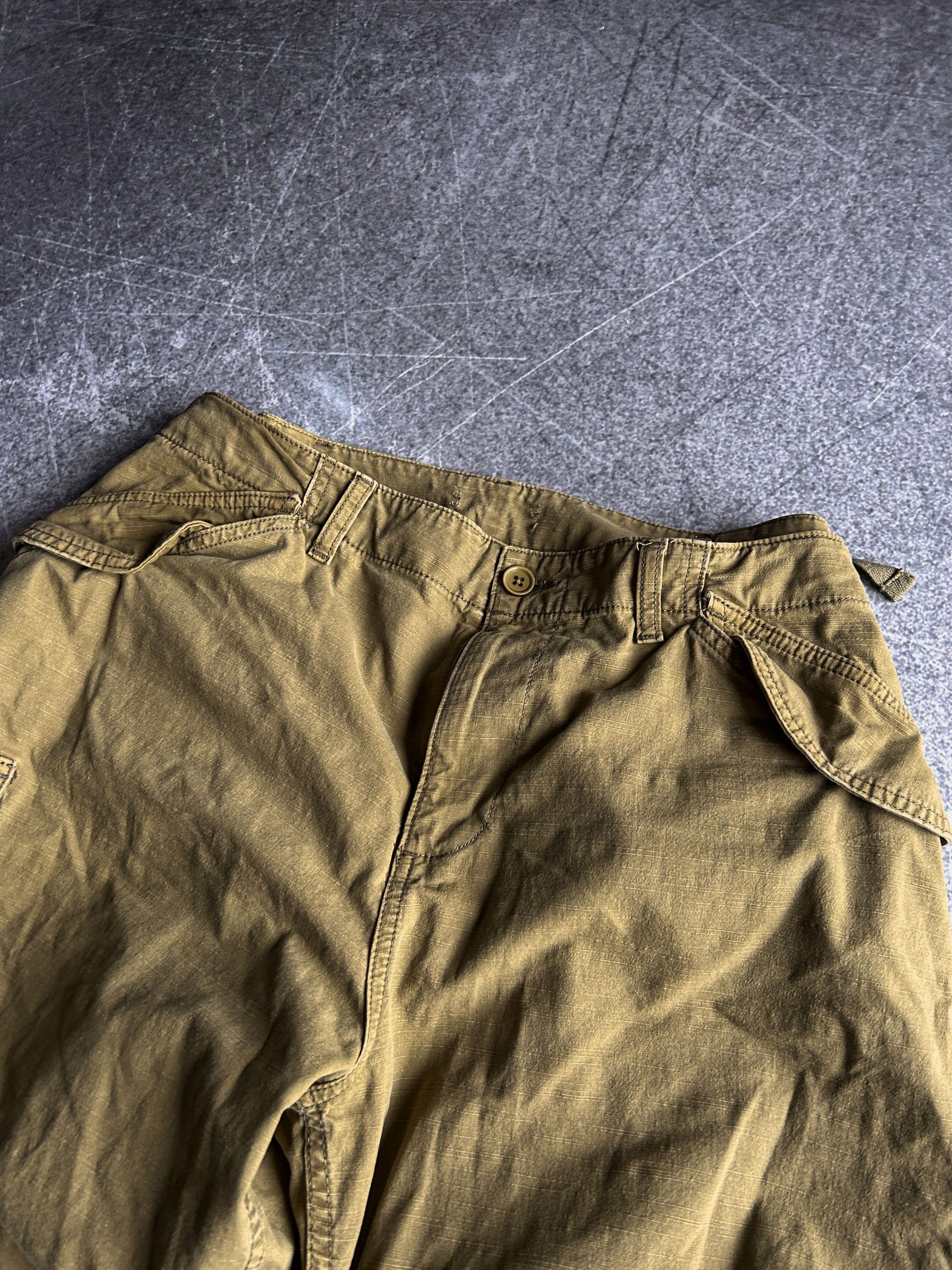 Japanese Brand VTG Rick Owens Junya Watanabe Style Washed Cargo Jeans 90s Size US 34 / EU 50 - 5 Thumbnail
