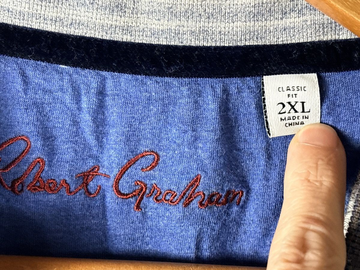 Robert Graham Robert Graham Crewneck Sweater Mens XL Elbow Patches Size US XL / EU 56 / 4 - 3 Thumbnail
