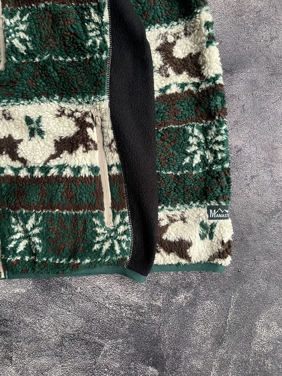 Manastash Manastash Fleece Jacket Pattern Deer Size US M / EU 48-50 / 2 - 5 Thumbnail