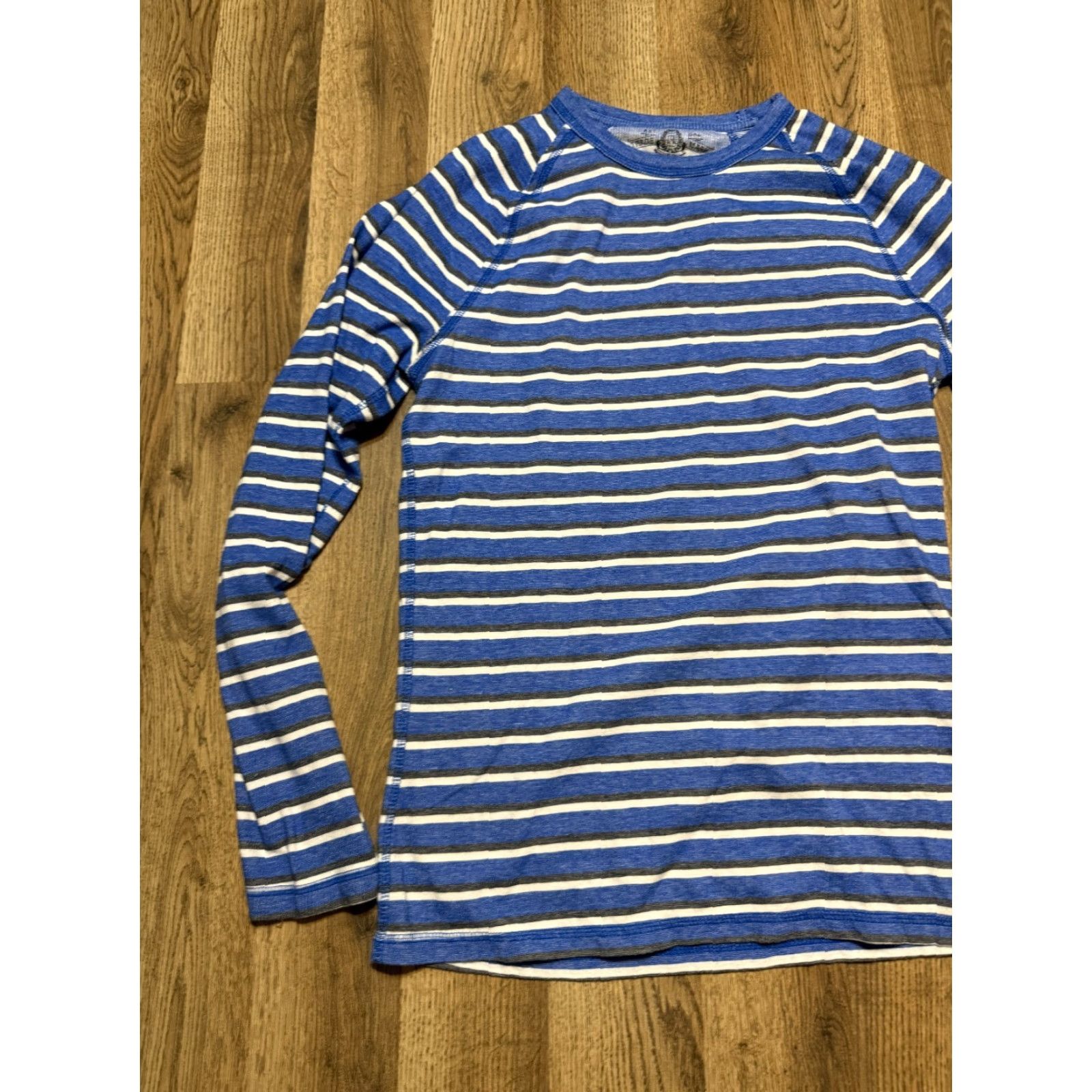 Vintage American Rag Shirt Men's M Blue Striped Long Sleeve Shirt Size US M / EU 48-50 / 2 - 3 Thumbnail
