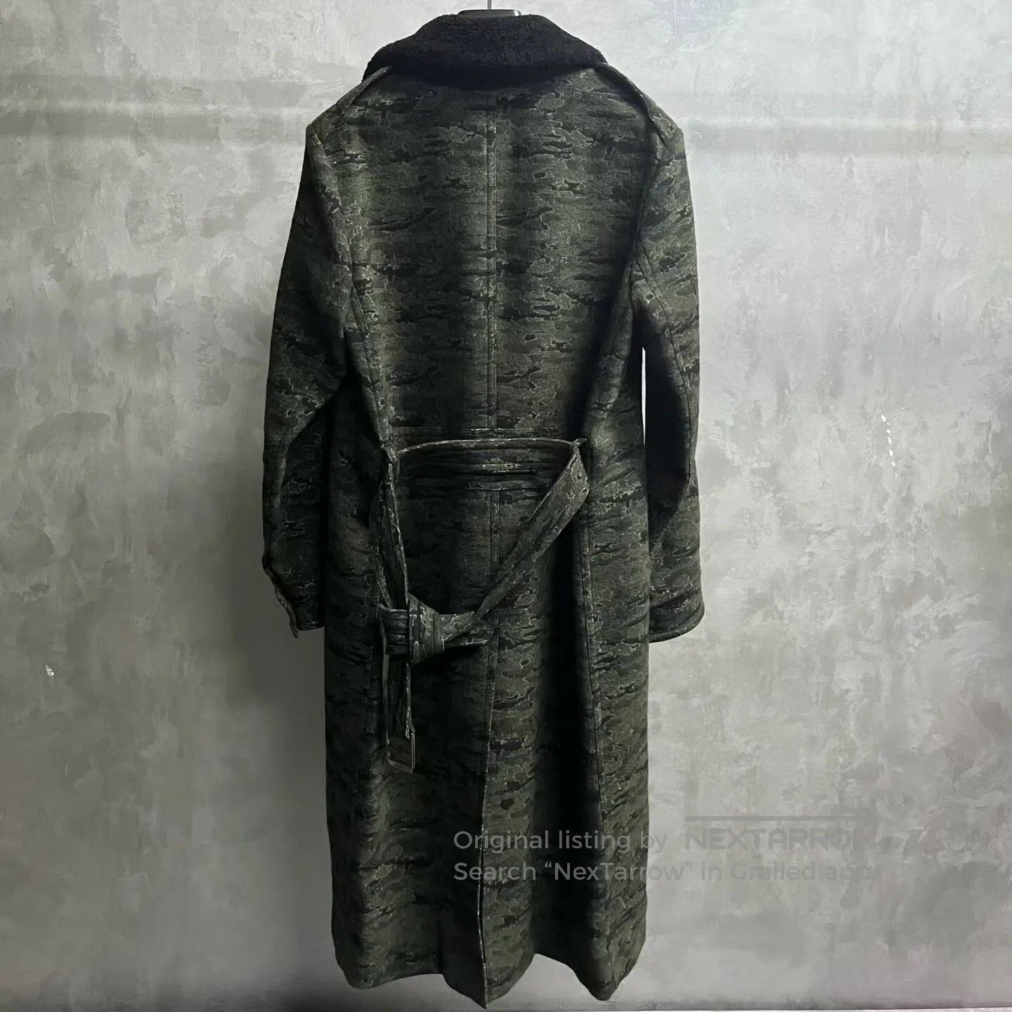 Louis Vuitton Louis Vuitton Green patterned printed striped collar coat| Size US S / EU 44-46 / 1 - 5 Thumbnail
