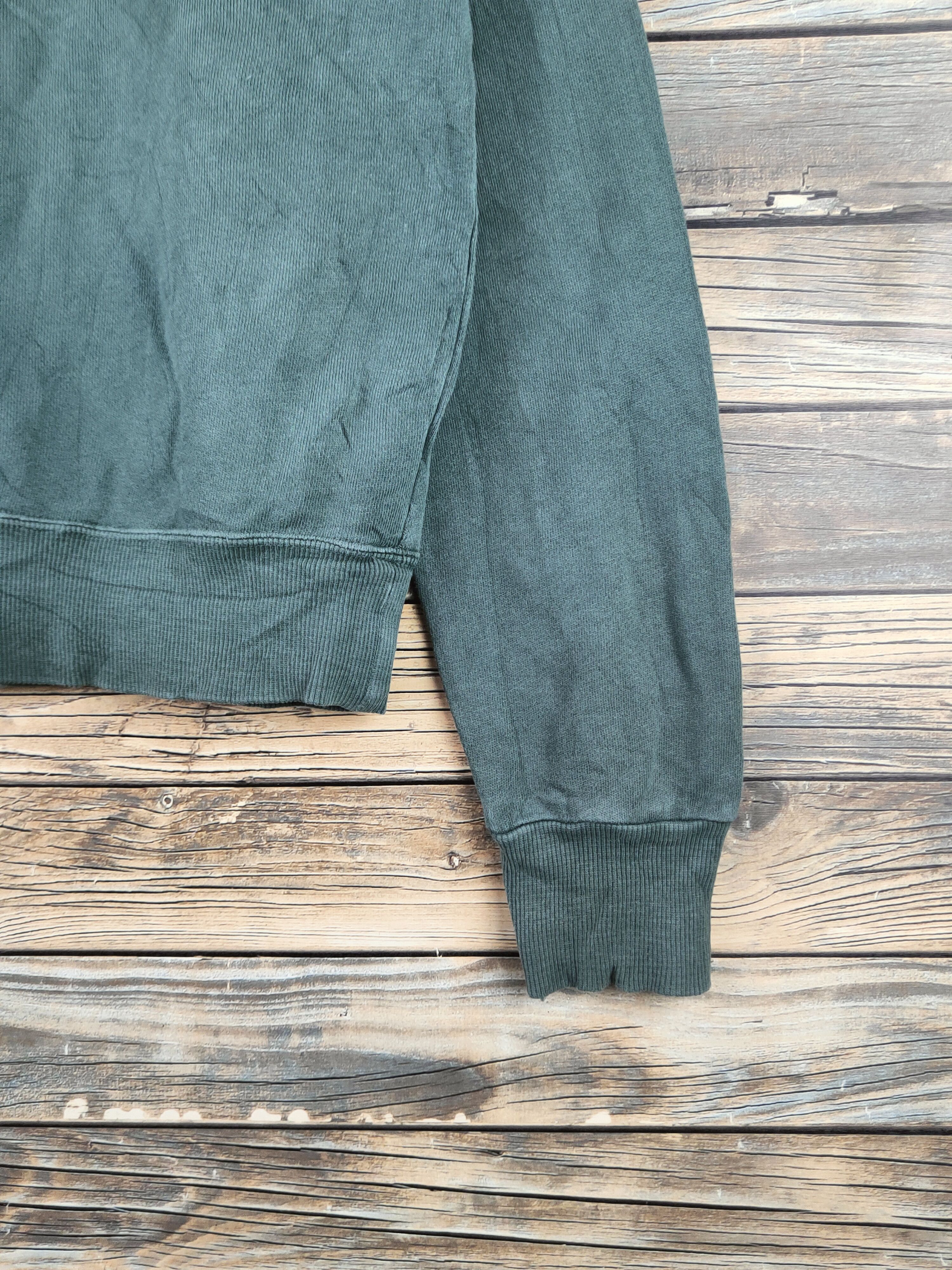 Japanese Brand Vintage Faded stuff 💥 Ungrid Dark Green Sweatshirts Size US L / EU 52-54 / 3 - 6 Thumbnail