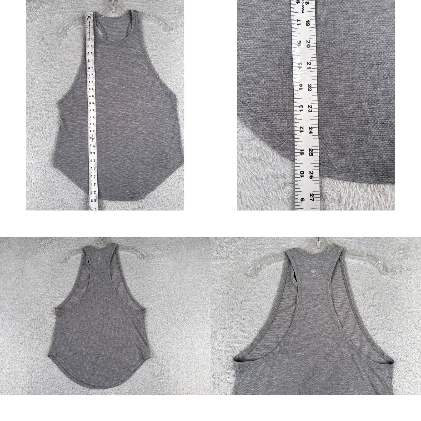 Lululemon Lululemon Tank Shirt Womens 6 Gray Racerback Athletic Pullover Sleeveless Sport Yoga Gym Running Size M / US 6-8 / IT 42-44 - 8 Thumbnail