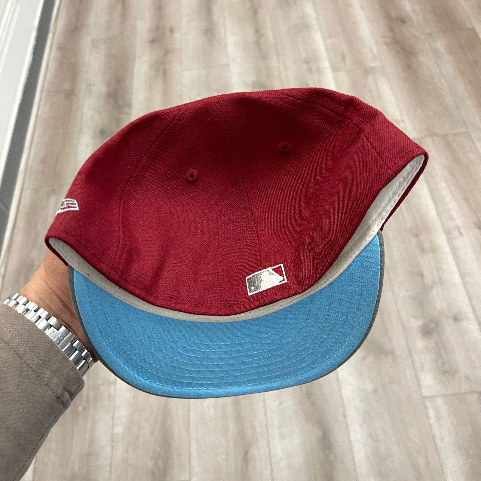 New Era San Diego Padres New Era Swinging Fria Logo Red Hat 7 3/8 Size ONE SIZE - 4 Thumbnail