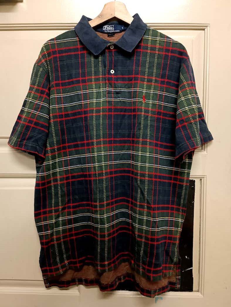 vintage 90s polo shirt by ralph lauren