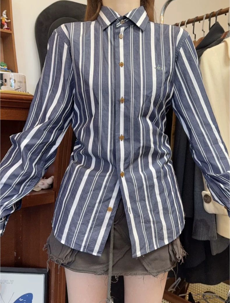 Vivienne Westwood Vivienne Westwood size46 Long sleeves with striped shirt Size M / US 6-8 / IT 42-44 - 1 Thumbnail