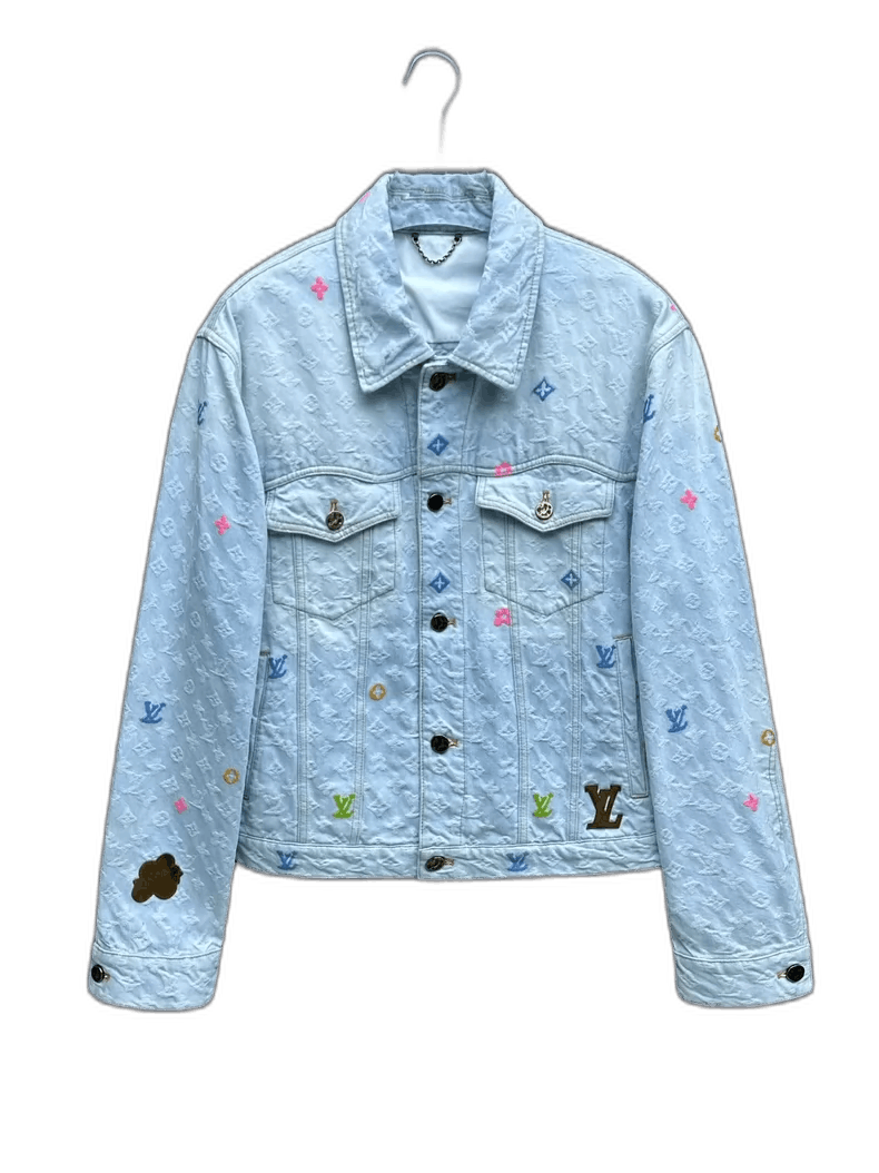 Louis Vuitton Louis Vuitton Tyler Embroidered Denim Jacket Size US L / EU 52-54 / 3 - 1 Thumbnail