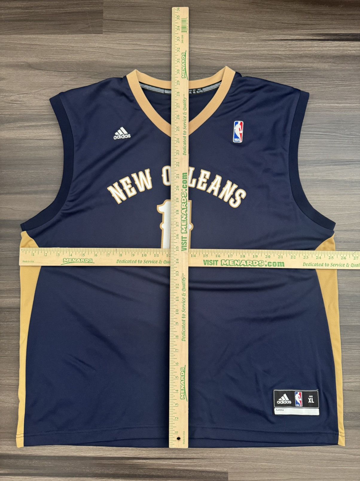 Adidas Jrue Holiday #11 New Orleans Pelicans NBA Basketball Jerse Size US XL / EU 56 / 4 - 5 Thumbnail