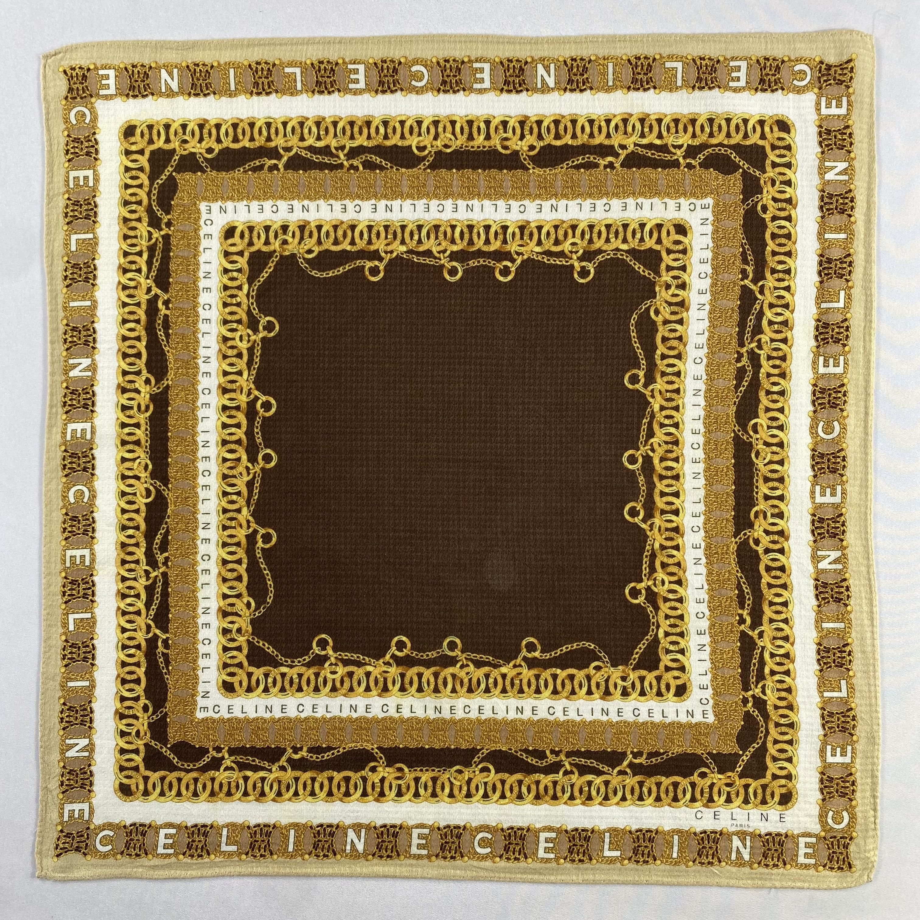 Celine × Vintage Celine Bandana/ Handkerchief / Neckerchief-P1318 Size ONE SIZE - 1 Thumbnail