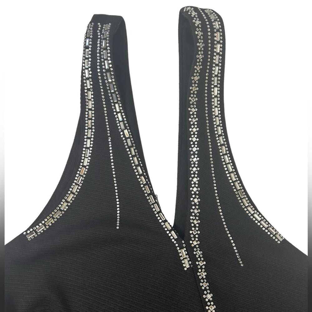Designer City Studio l NWT Black Rhinestone One Shoulder Dress 15 Size M / US 6-8 / IT 42-44 - 7 Thumbnail