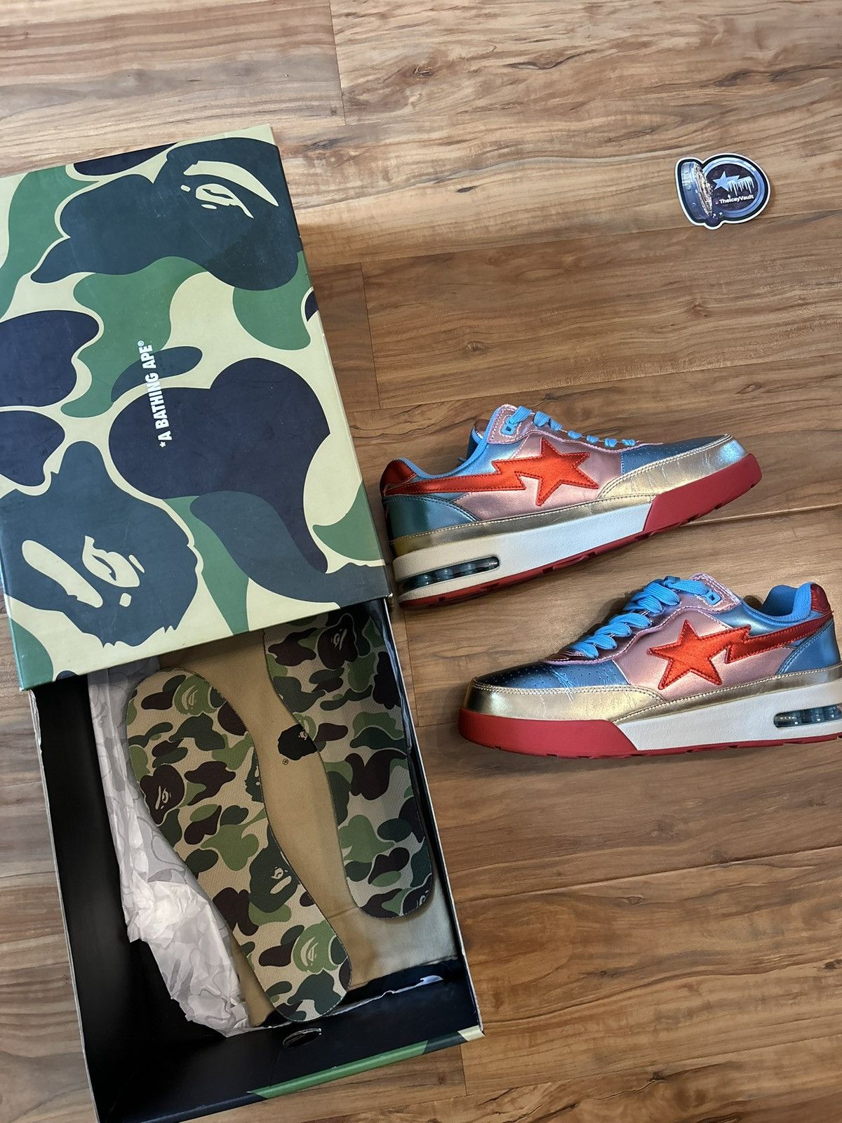 Bape Bape Pharrell Roadsta Bapestas with Box Size US 9 / EU 42 - 14 Thumbnail