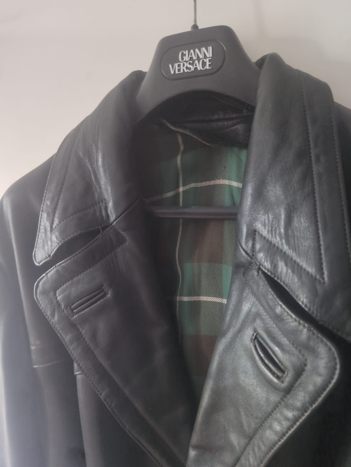 Other 1940s WWII-Era German Leather Overcoat – Rare Collectible Size US L / EU 52-54 / 3 - 4 Thumbnail