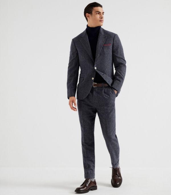 Brunello Cucinelli Suit in Dark Blue Size 36R - 1 Thumbnail