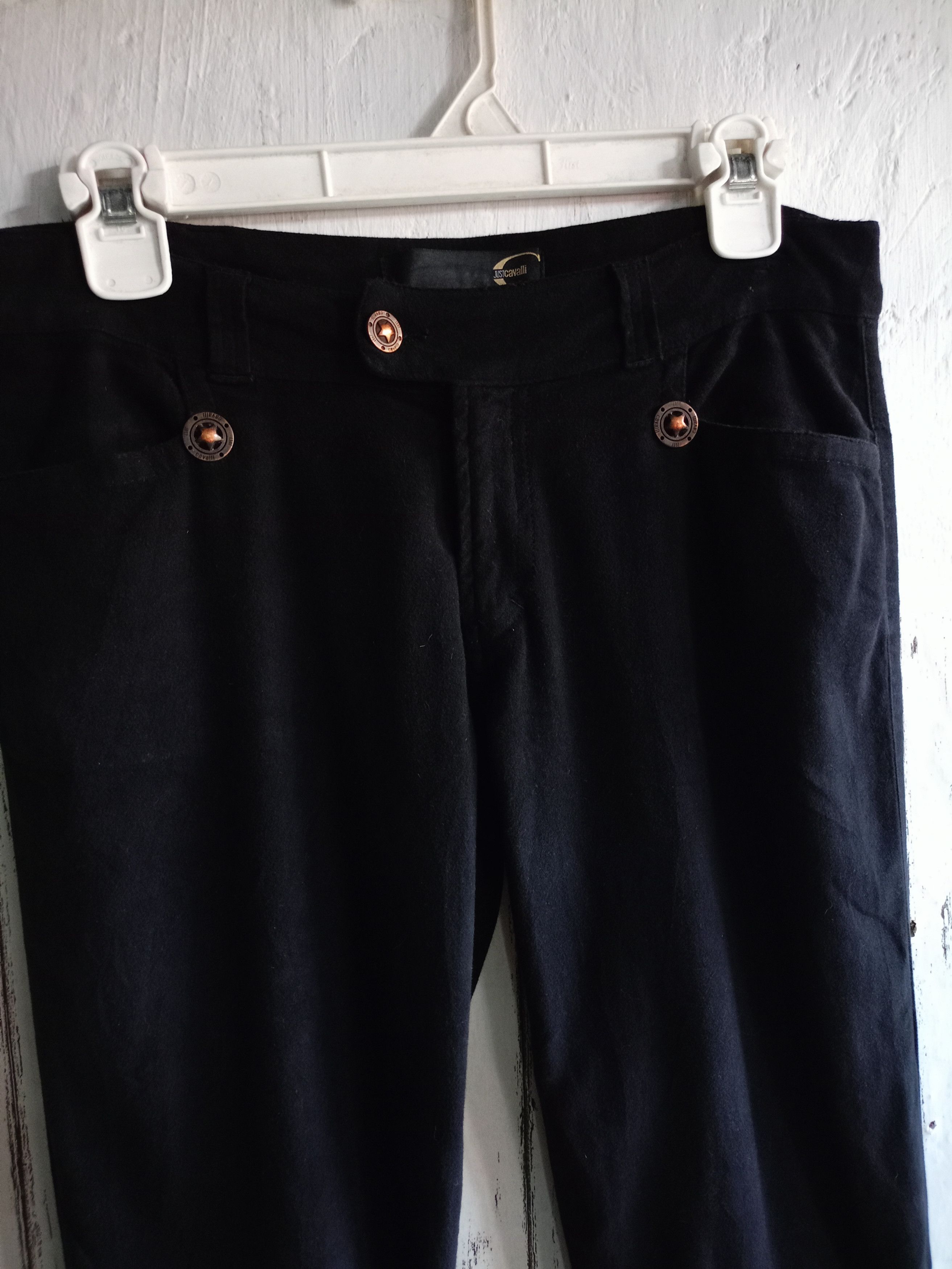 Designer × Just Cavalli × Roberto Cavalli Just cavalli black pants Size 28" / US 6 / IT 42 - 6 Thumbnail