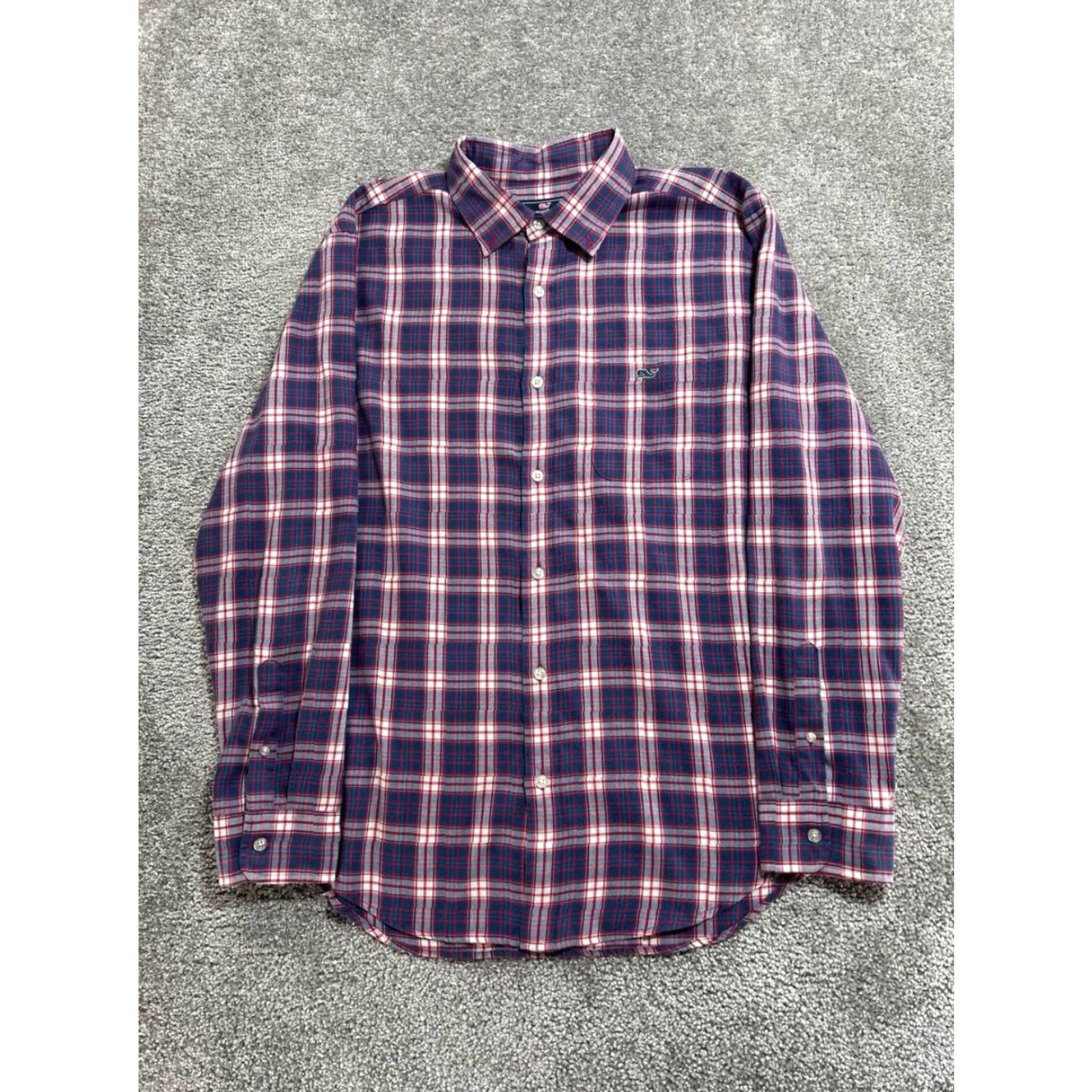 Vineyard Vines Vineyard Vines Tucker Shirt Mens Large Multi Lisbon Performance Logo Classic Fit Size US L / EU 52-54 / 3 - 2 Thumbnail