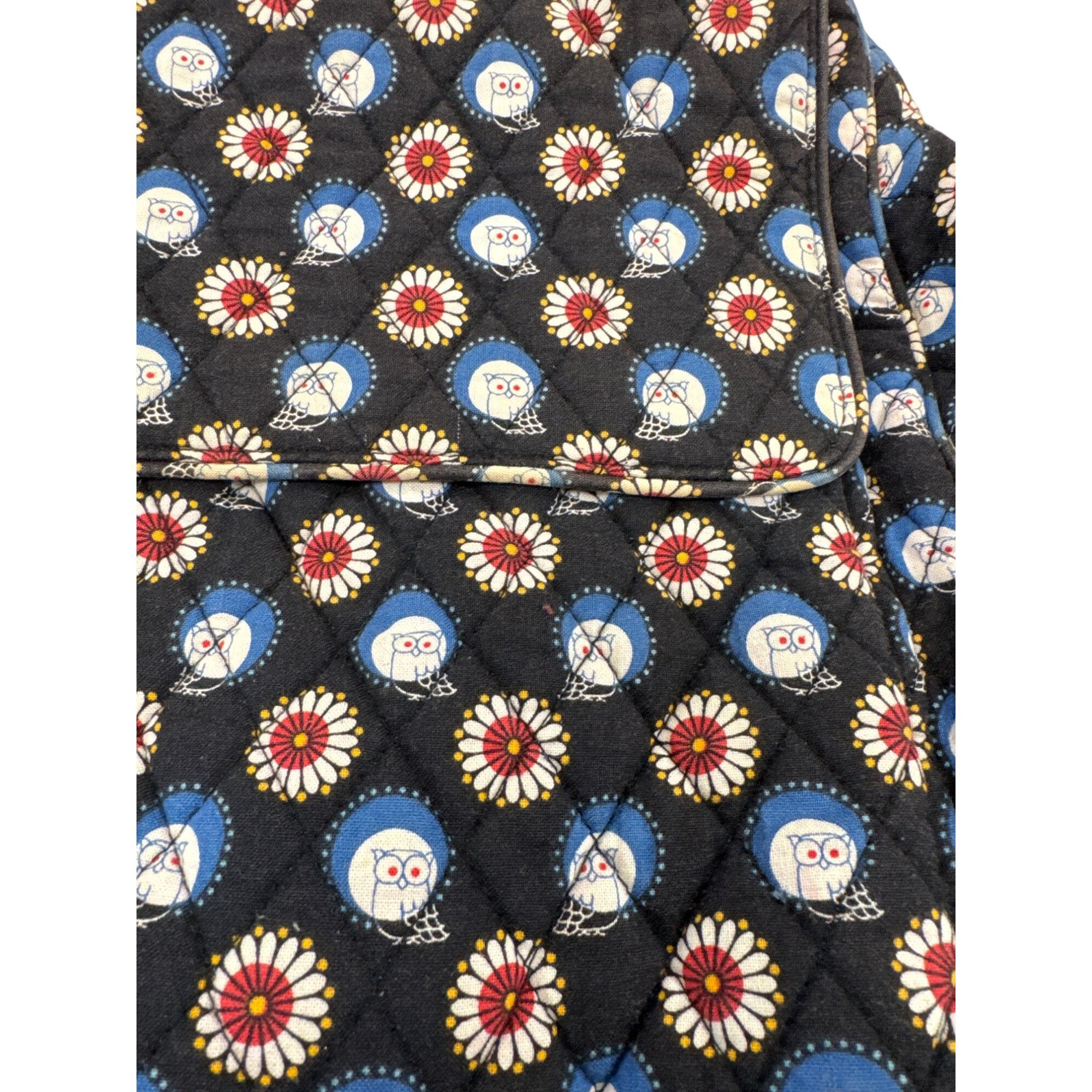 Vera Bradley Vera Bradley blue Owl & Floral Print Quilted Backpack 16" x Size ONE SIZE - 3 Thumbnail