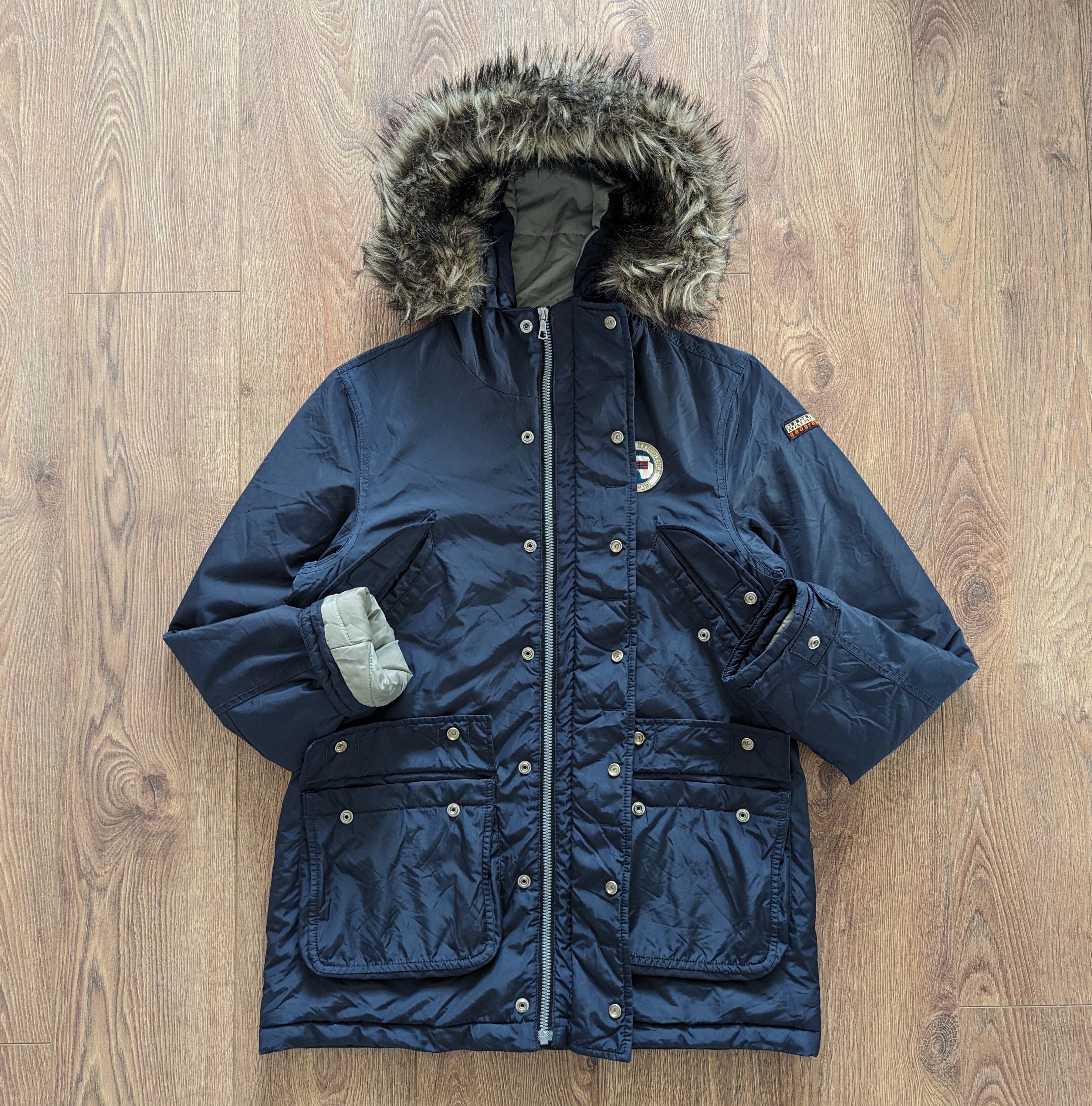 Napapijri Napapijri Men's Parka Jacket With Fur Size M Casual Clothing Size US M / EU 48-50 / 2 - 8 Thumbnail