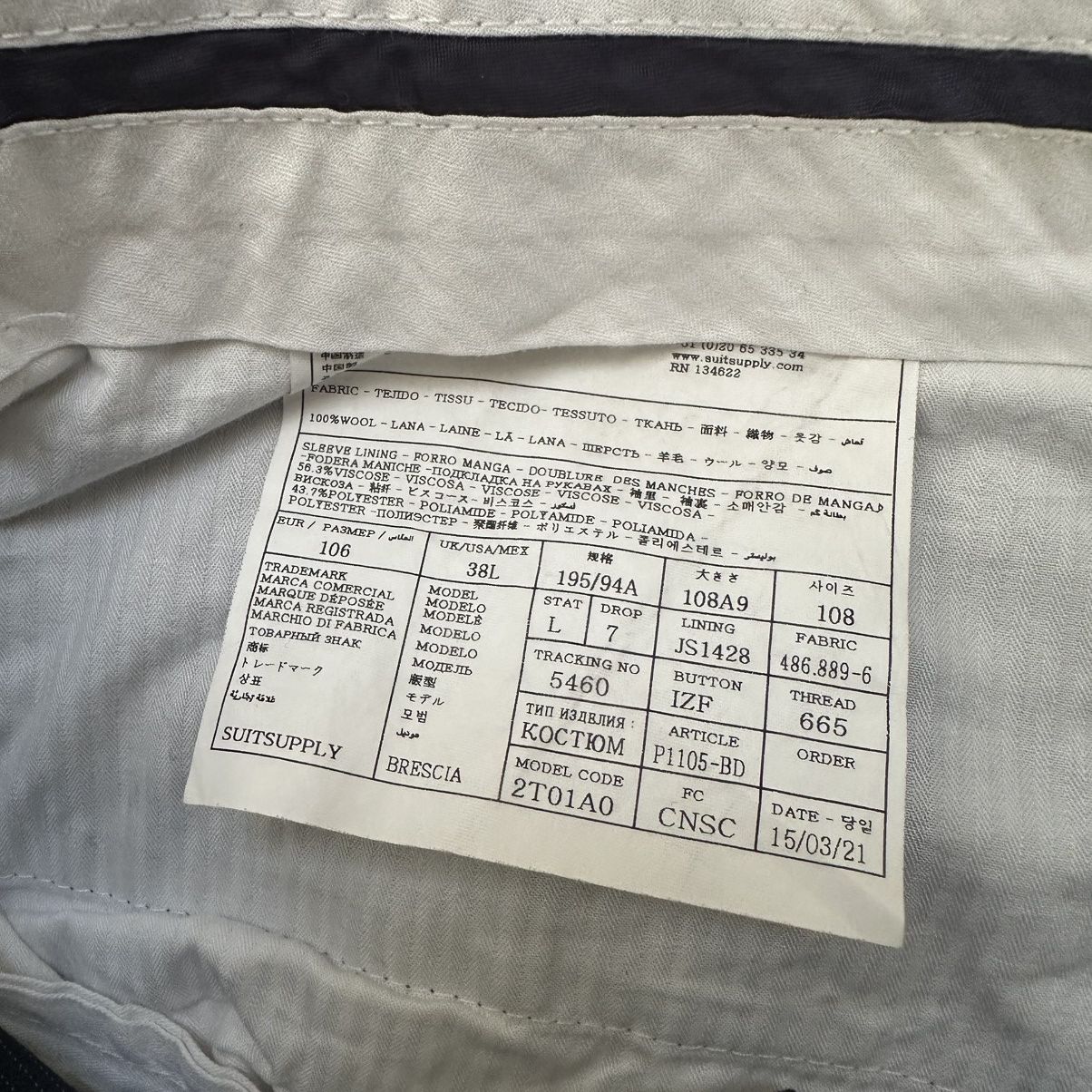 Suitsupply Suitsupply Dress Pants Trousers Lana Wool Pants Size US 34 / EU 50 - 6 Thumbnail