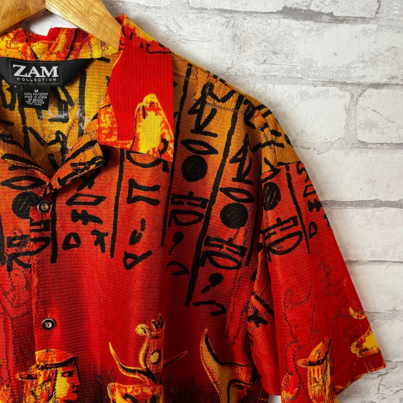 Vintage Vintage ZAM Collection Ancient Egypt Button Up Shirt Size US M / EU 48-50 / 2 - 3 Thumbnail