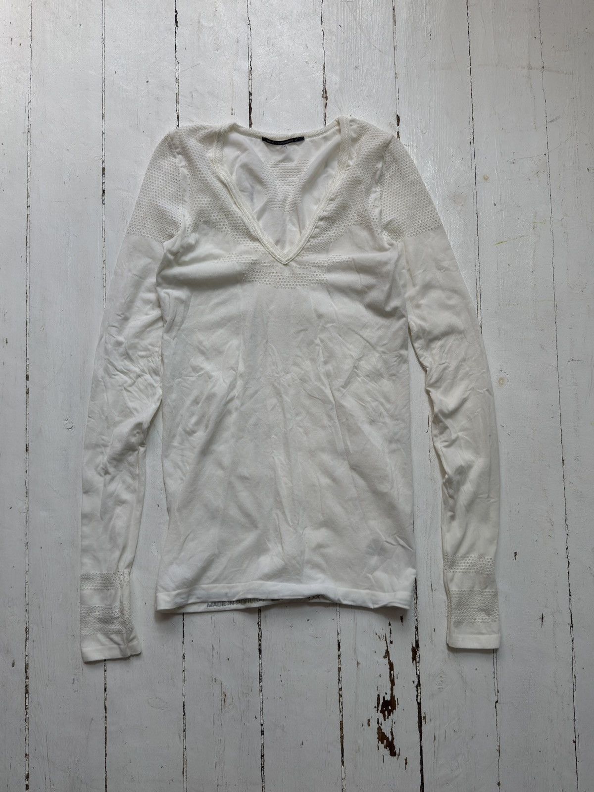Marithe + Francois Girbaud VINTAGE MARITHE FRANCOIS GIRBAUD THERMO 2000s LONG SLEEVE Size XS / US 0-2 / IT 36-38 - 4 Thumbnail