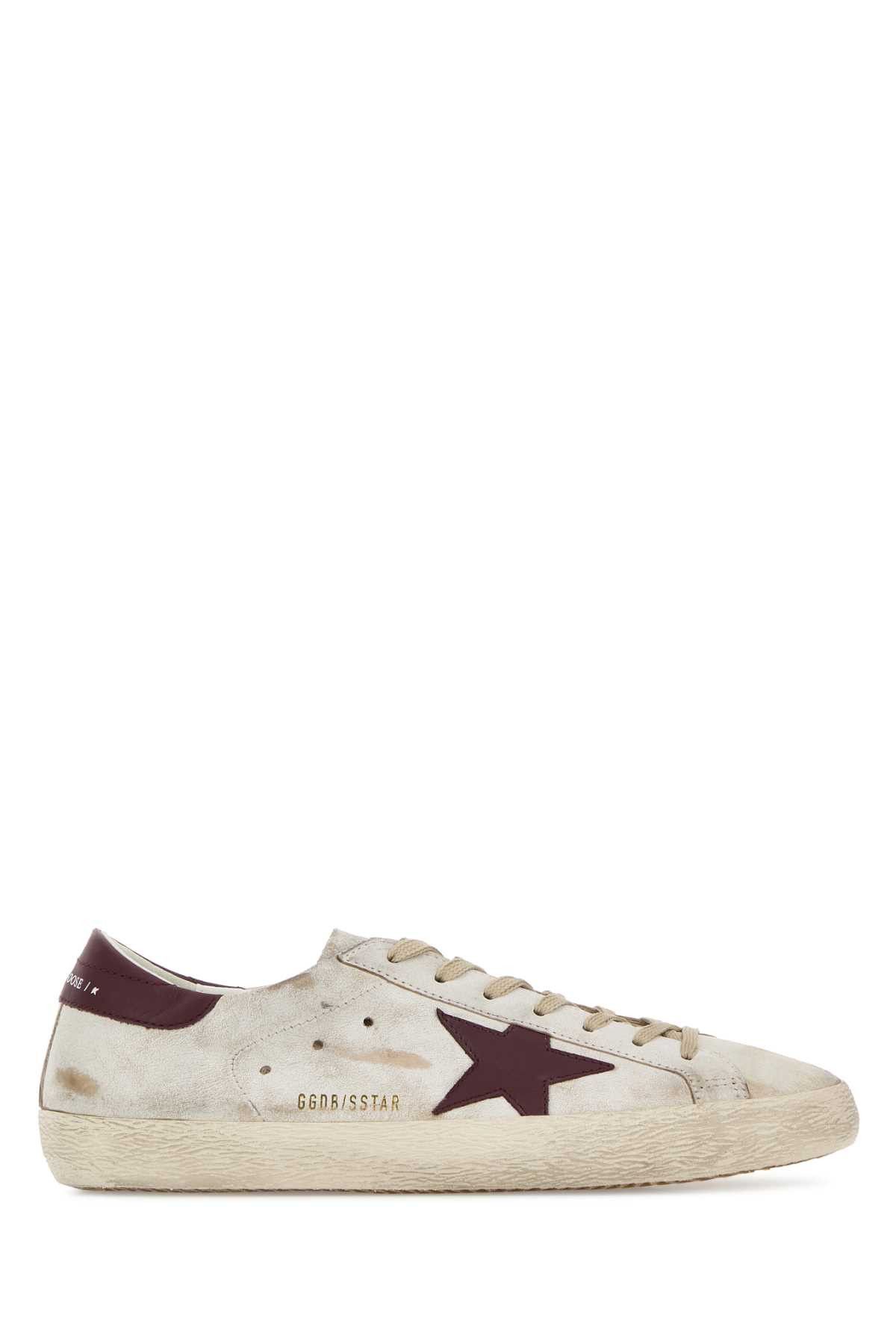 Golden Goose Chalk Leather Super Star Sneakers Size US 7 / EU 40 - 1 Thumbnail