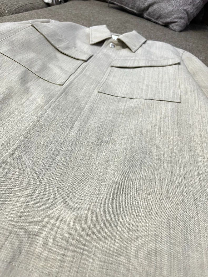 Jil Sander Jil Sander Bamboo patterned large pocket jacket Size US M / EU 48-50 / 2 - 3 Thumbnail