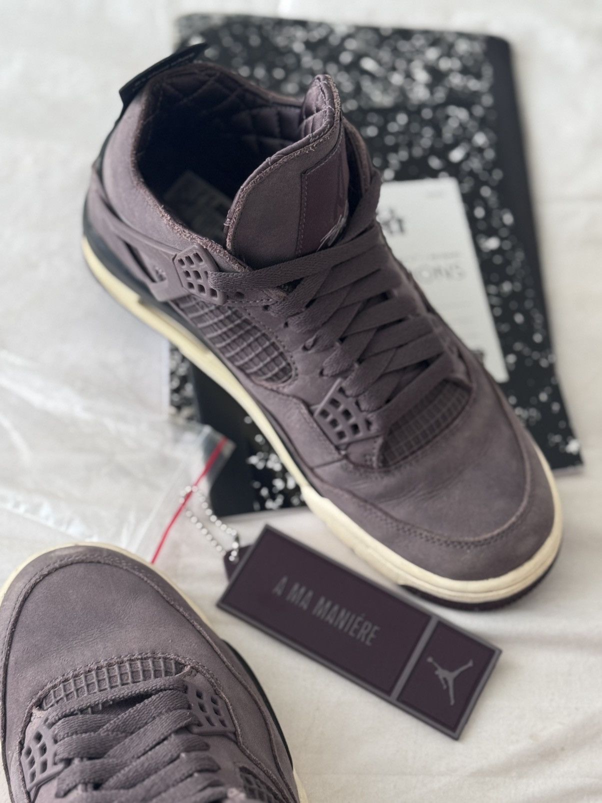 A Ma Maniere × Jordan Brand A ma maniere x air jordan 4 retro ‘ violet ore ‘ Size US 7.5 / IT 37.5 - 3 Thumbnail
