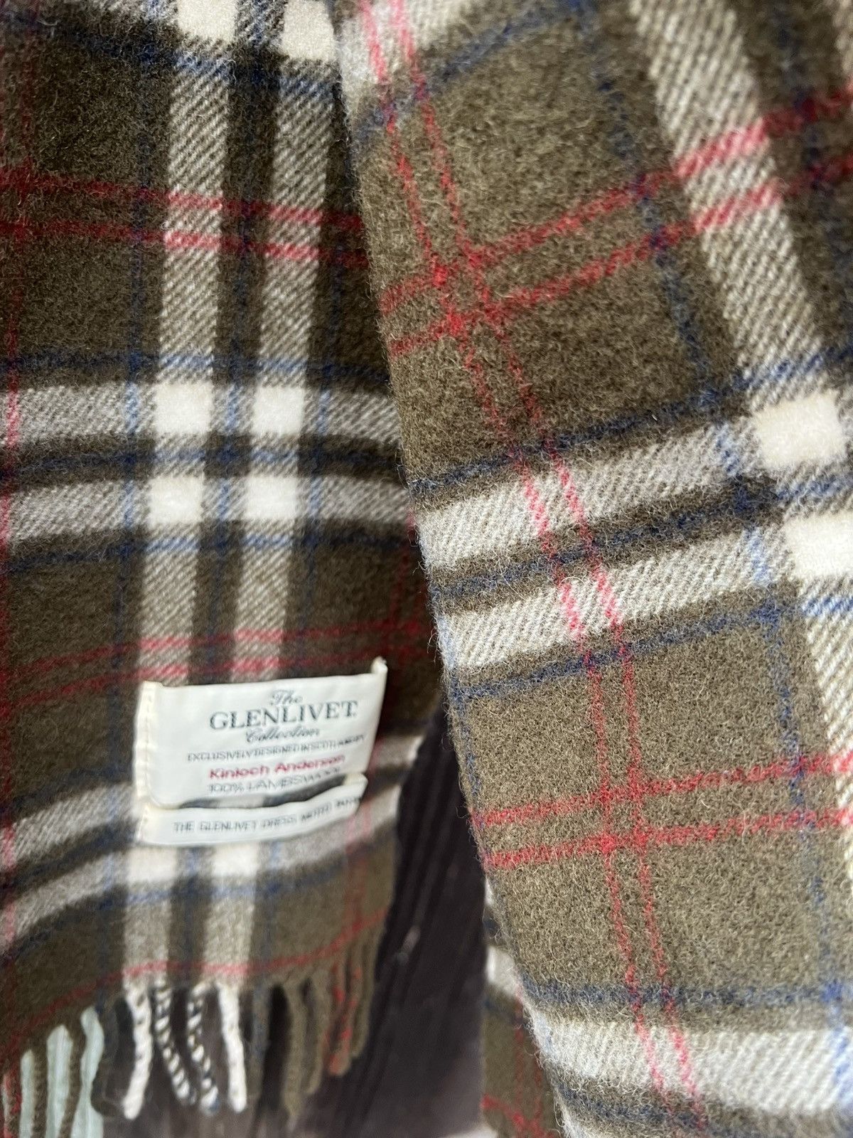 Other Kinloch Anderson Glenlivet Tartan Wool Scarf Size ONE SIZE - 7 Thumbnail