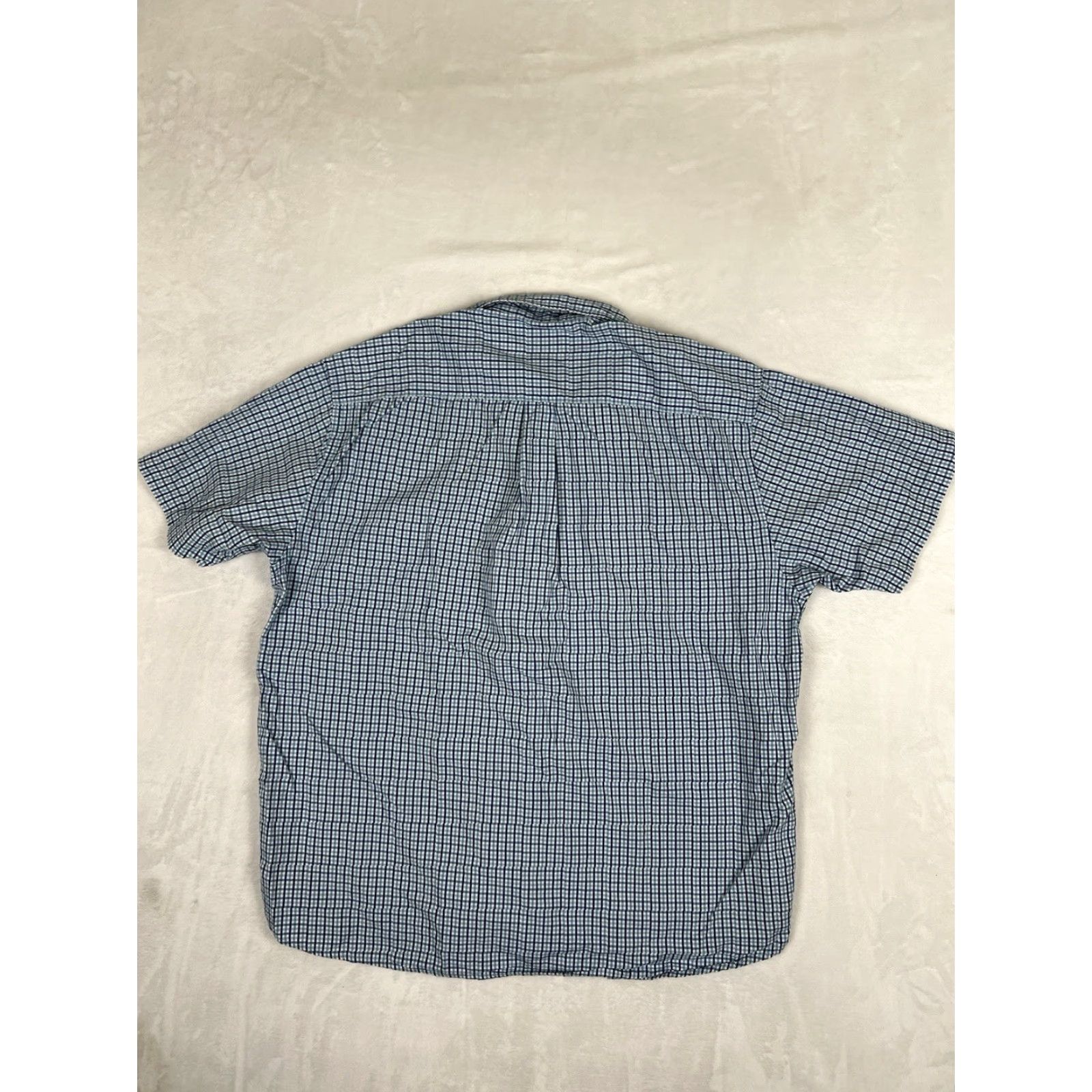 Ralph Lauren VINTAGE Ralph Lauren Jeans Co Short Sleeve Plaid Button Up Shirt XL Blue Mens Casual 90s Retro Classic Size US XL / EU 56 / 4 - 6 Thumbnail