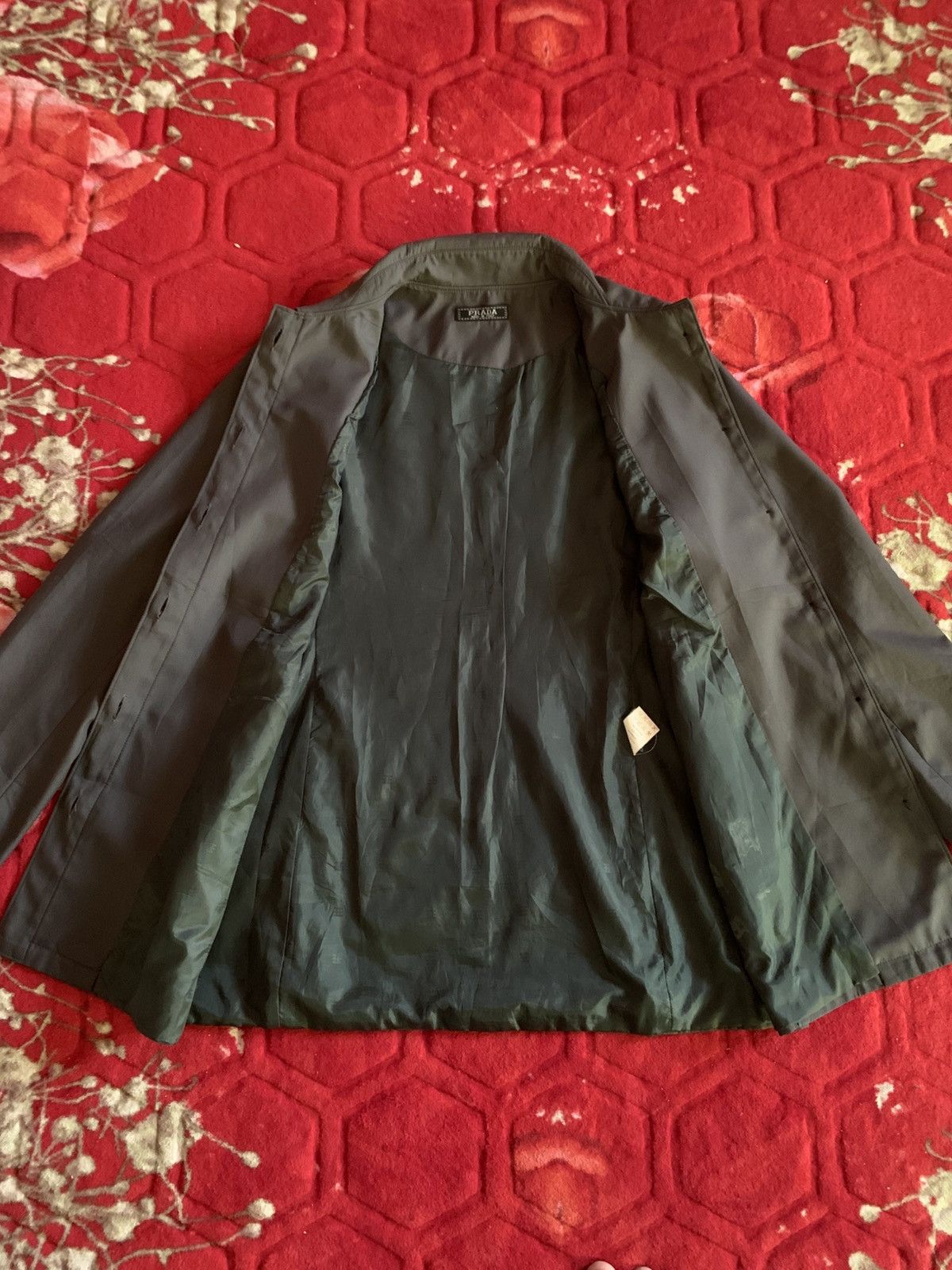 Prada × Vintage Prada Vintage Jacket Fodera Lining Doublure Size M / US 6-8 / IT 42-44 - 11 Thumbnail