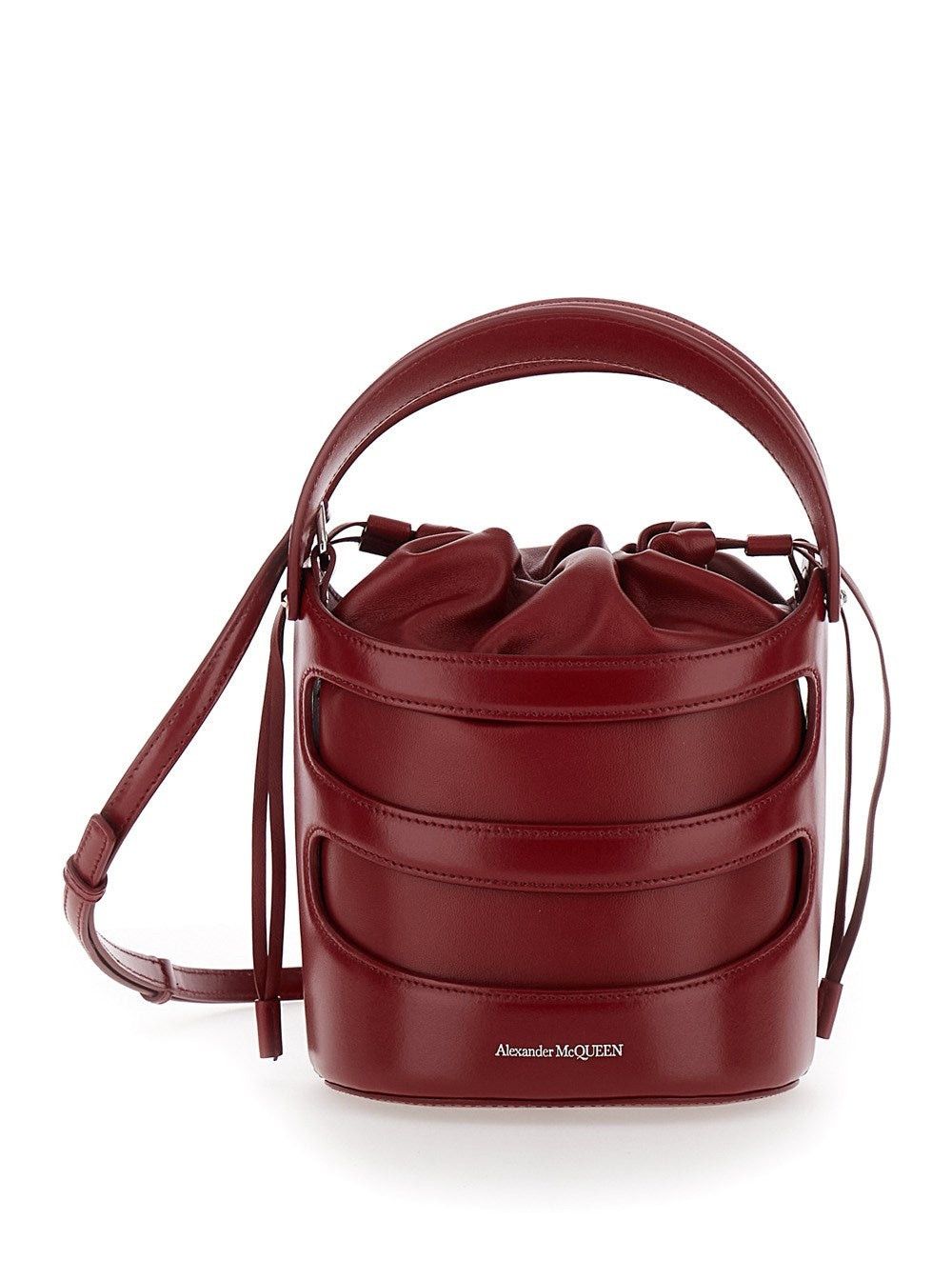 Alexander McQueen o1w1db10925 Size: OS/The Rise Bucket in Dark Red Size ONE SIZE - 1 Thumbnail