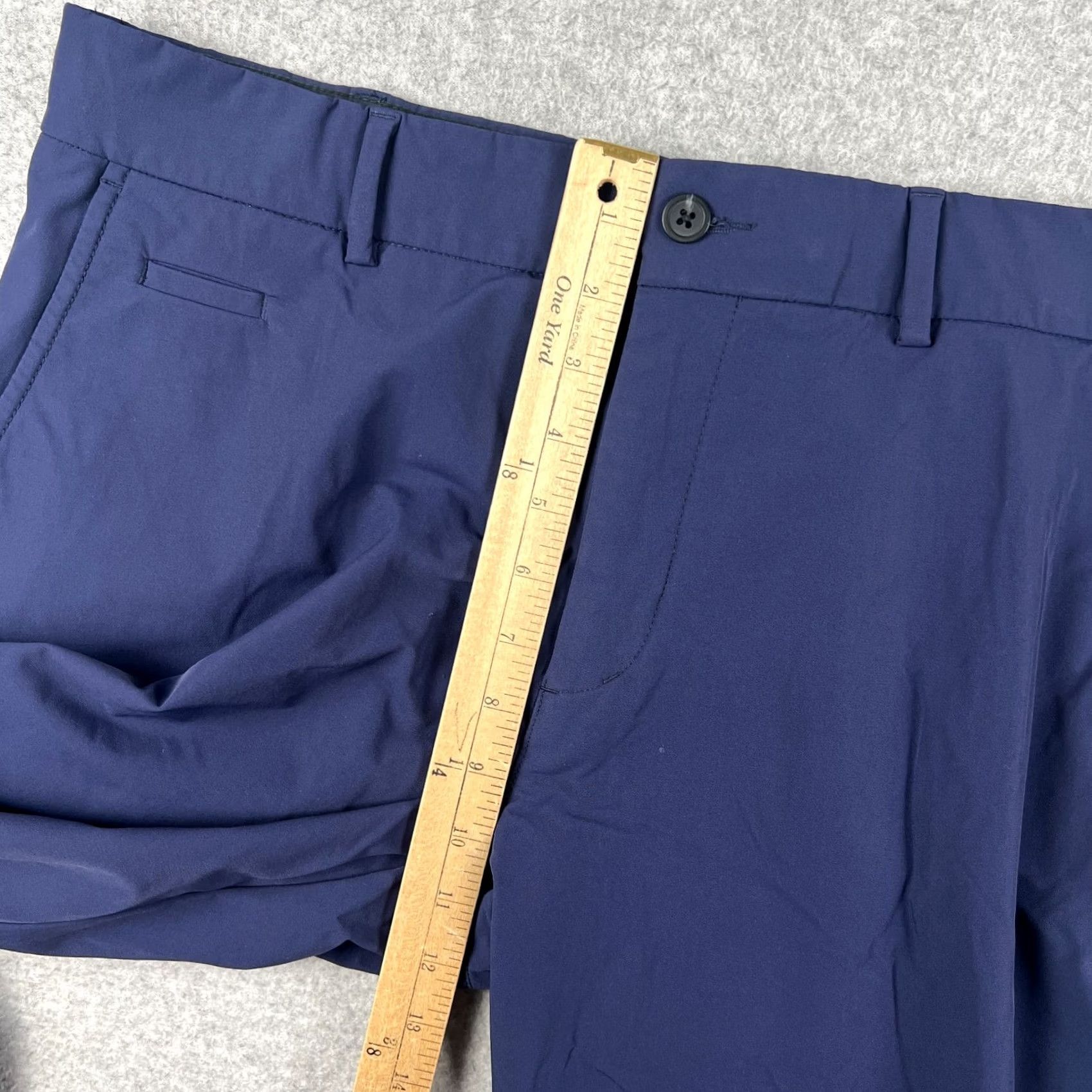 KJUS KJUS Ike 3xDry Pants Slim Fit Stretch Performance Mens 36x33 Blue Golf Size US 36 / EU 52 - 6 Thumbnail
