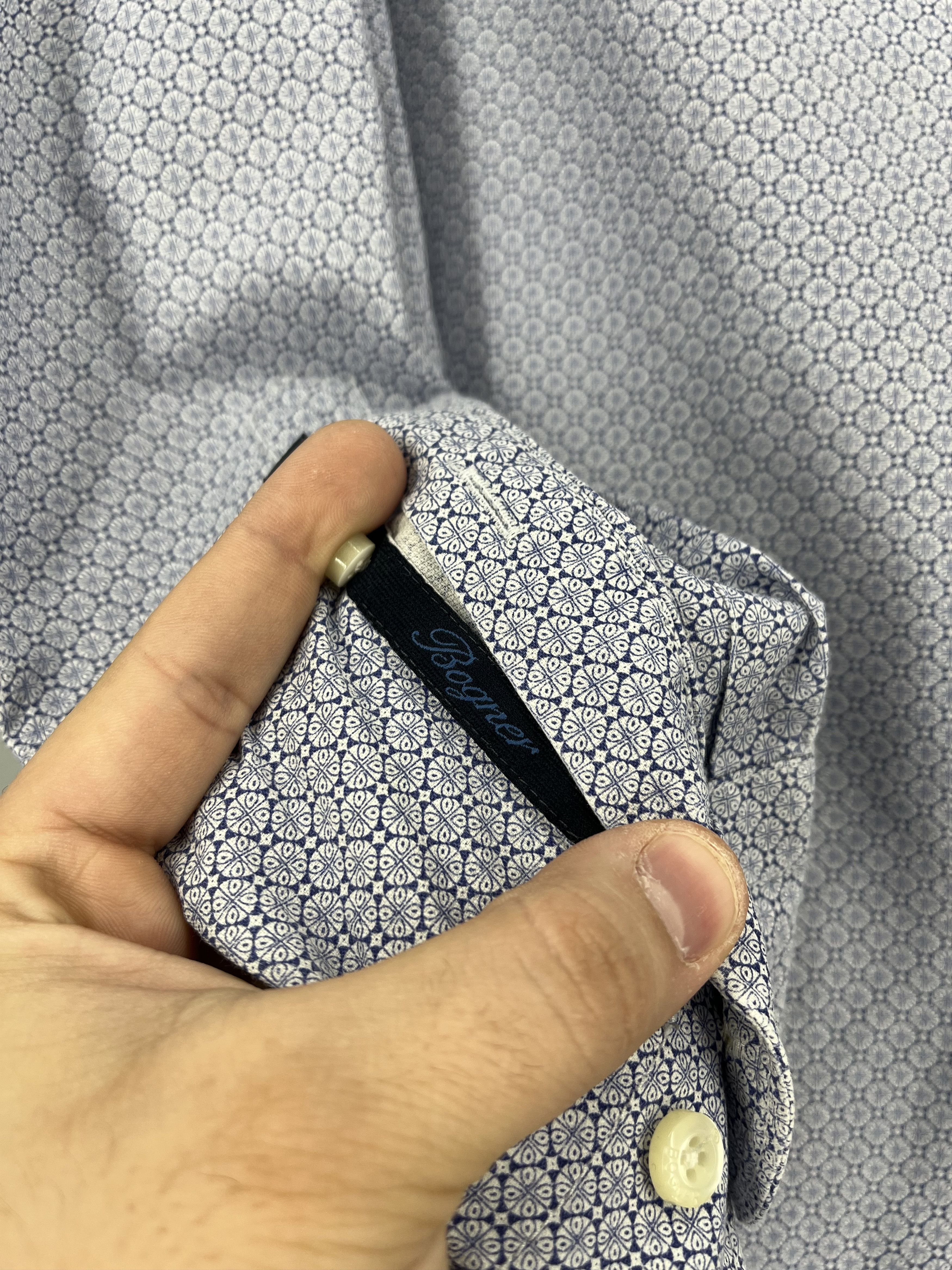 Bogner Bogner Checked Button-Up Shirt Blue Men’s L Size US L / EU 52-54 / 3 - 8 Thumbnail