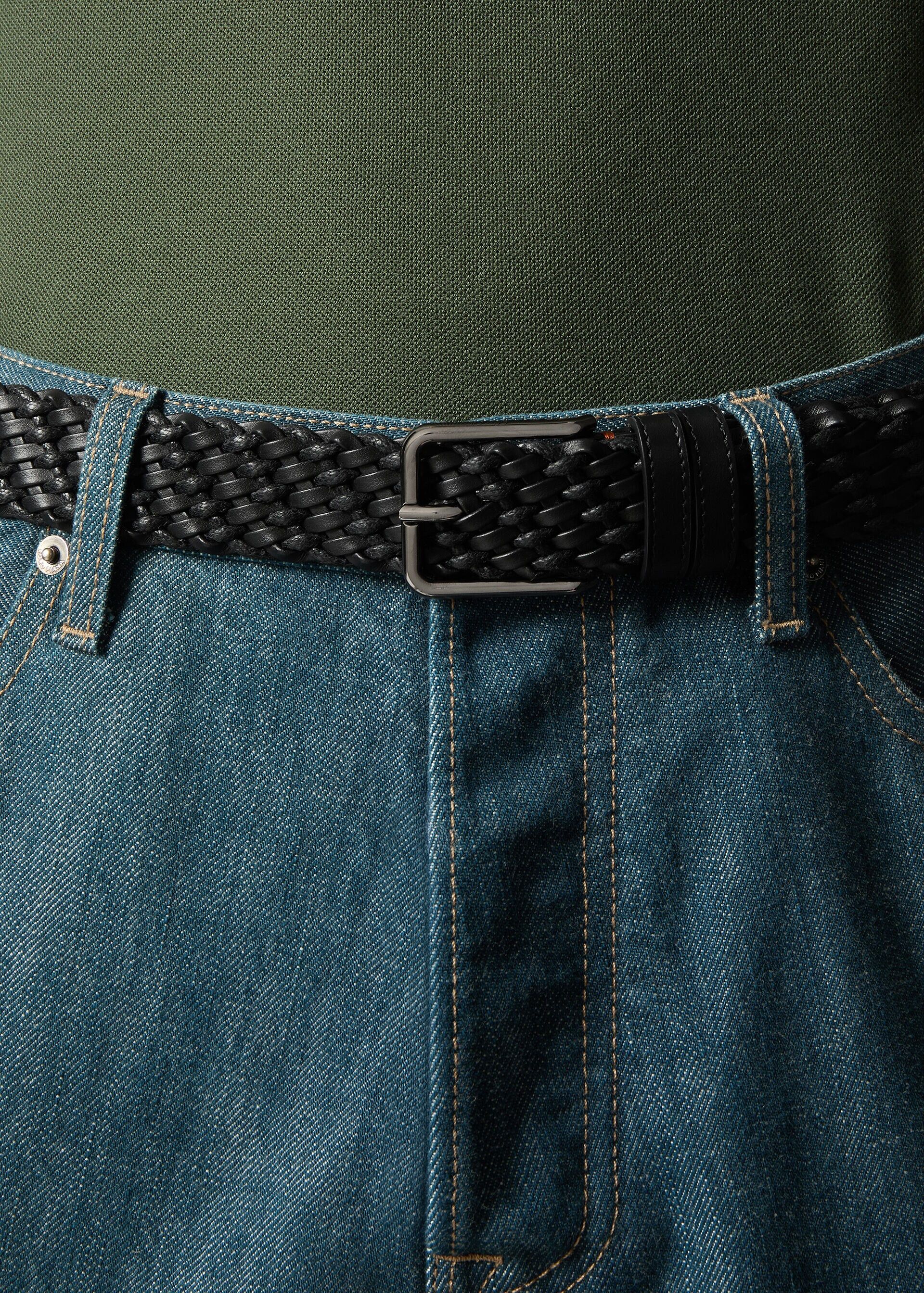 Loro Piana os11x0426 FAR1379 Size: OS / Mayfair Belt in Black/Light Size ONE SIZE - 3 Thumbnail